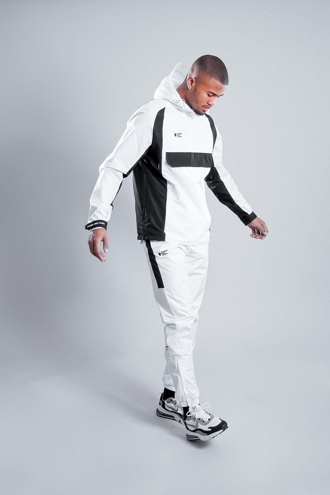 SURVETEMENT BRONX BLANC / NOIR ( 2 pièces ) 2037