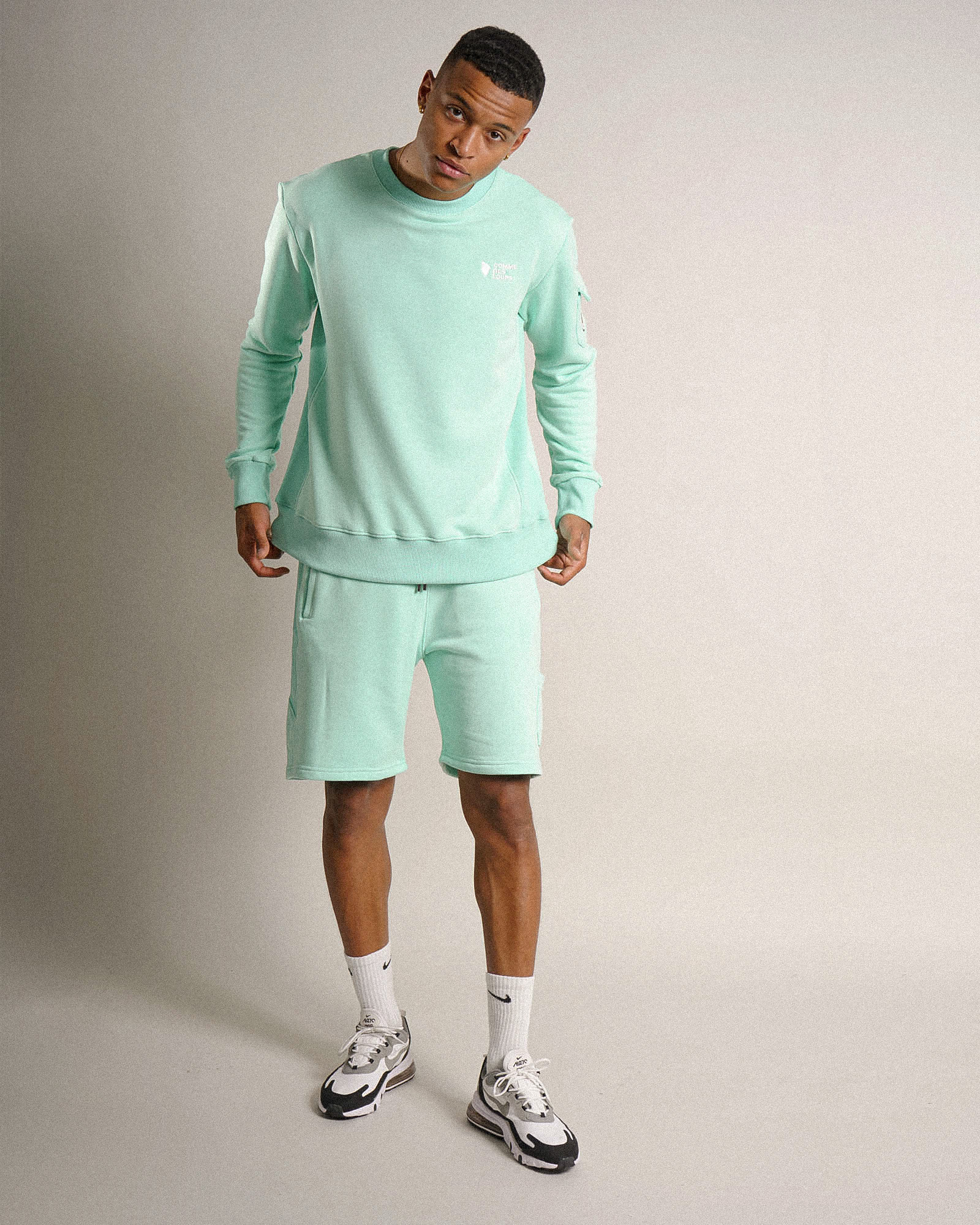 Crewneck BROOKLYN Vert D'eau Unisex