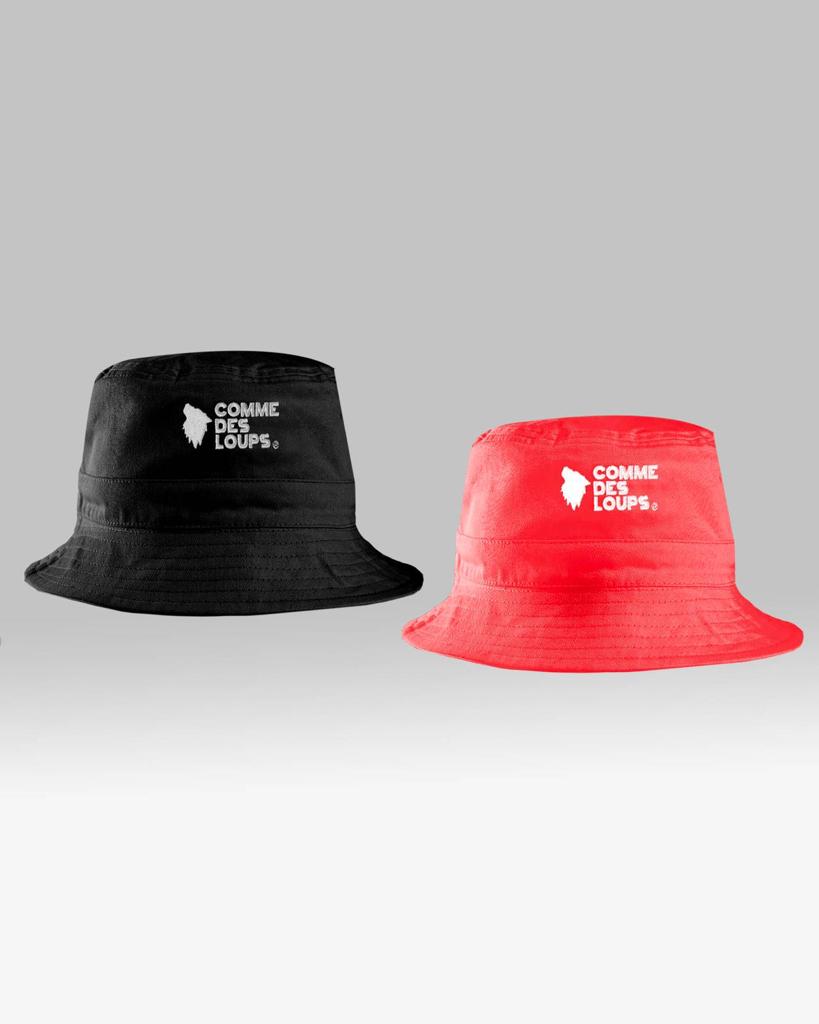 Bob Reversible Comme des loups Rouge/Noir