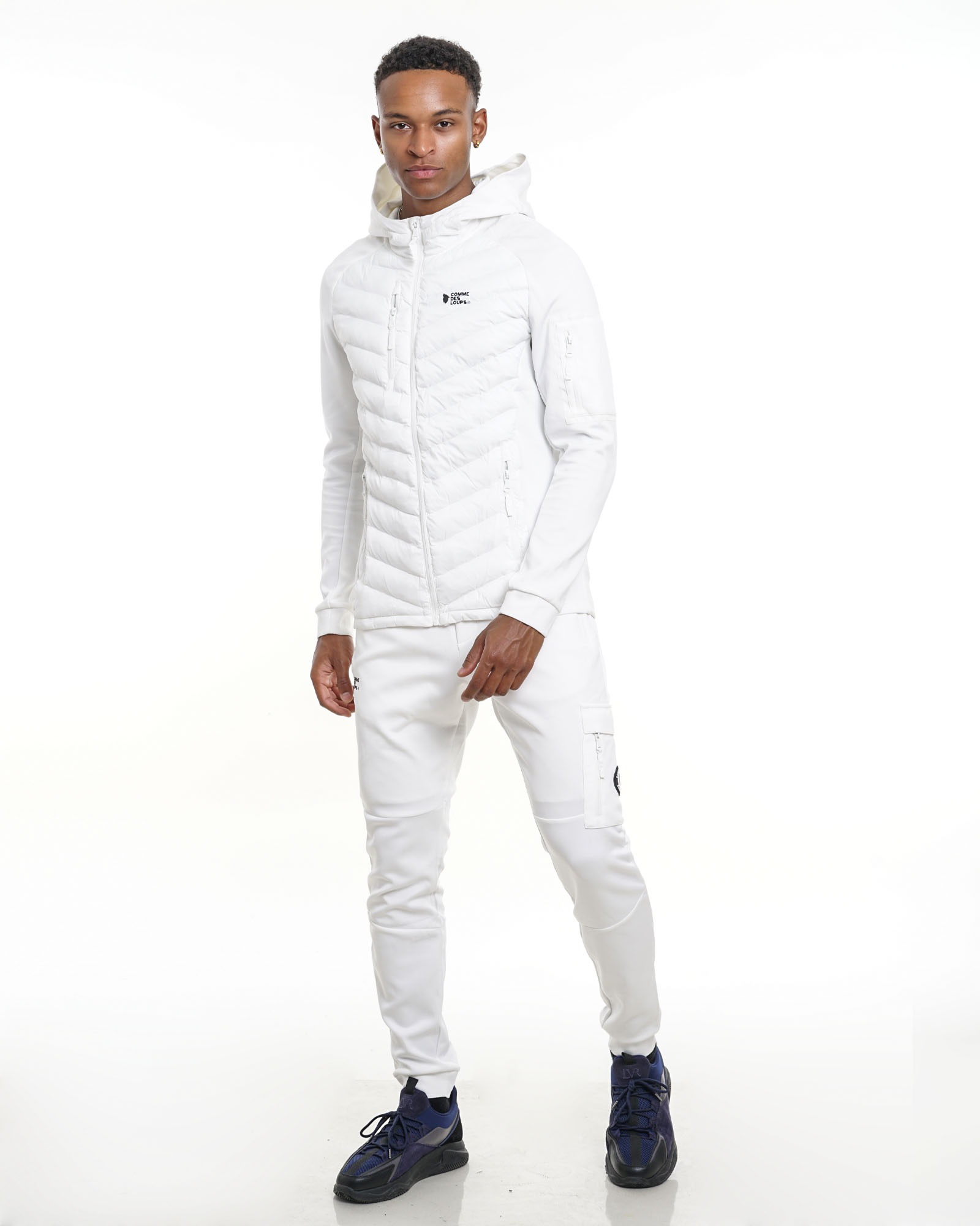 Survetement Capuche YAMAHA Blanc Unisexe
