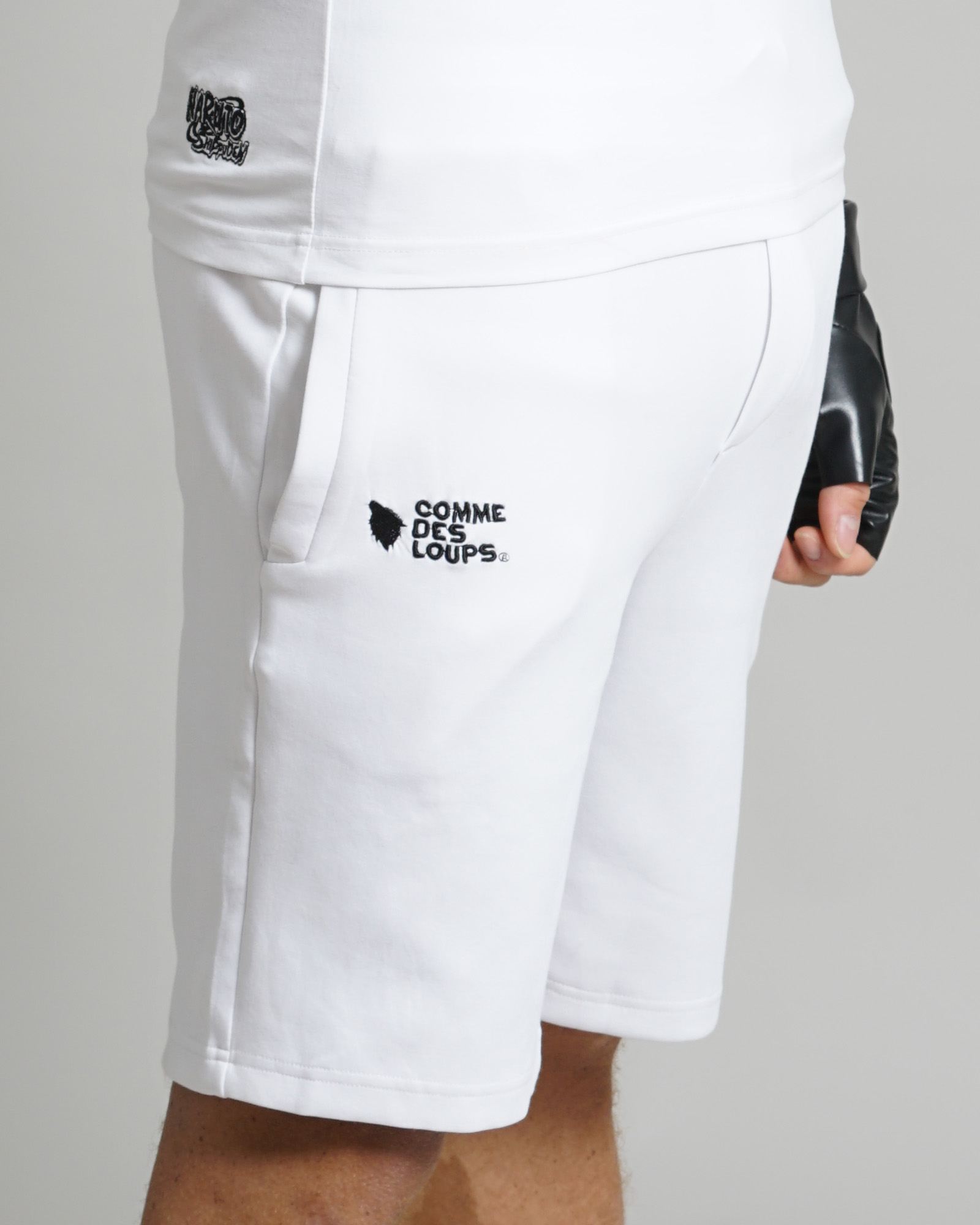 Short Comme des loups x Naruto 011 Blanc