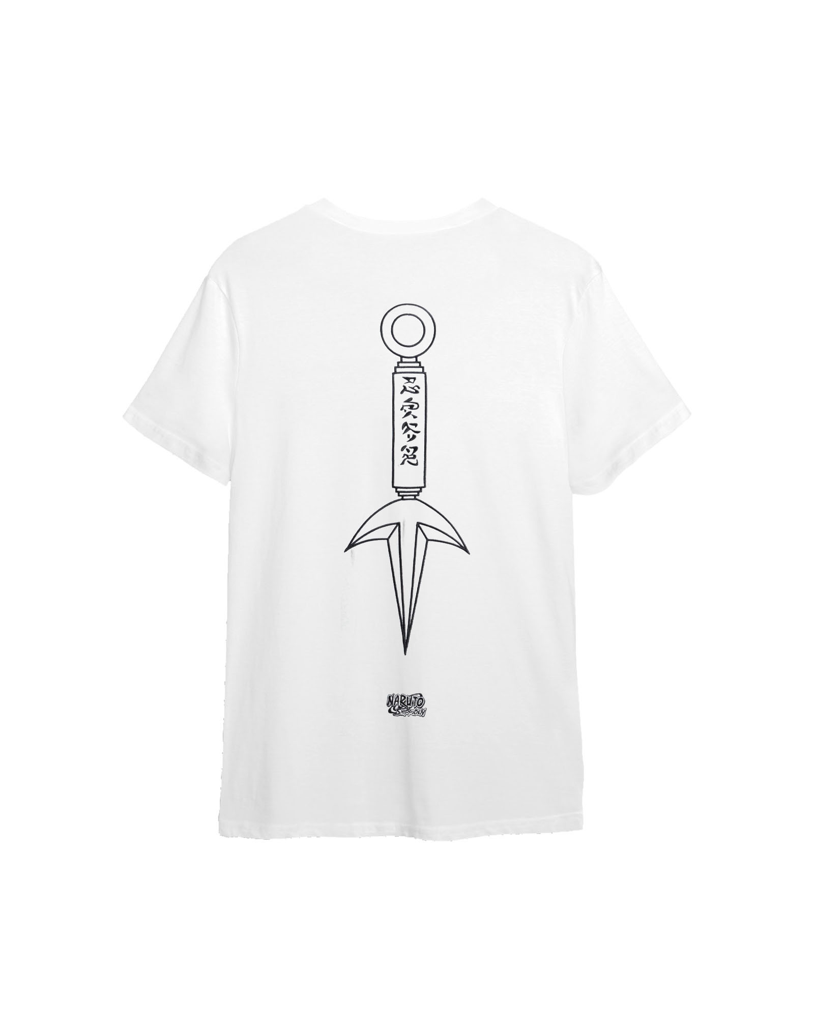 Tee-Shirt Comme des loups x Naruto Kunai Blanc