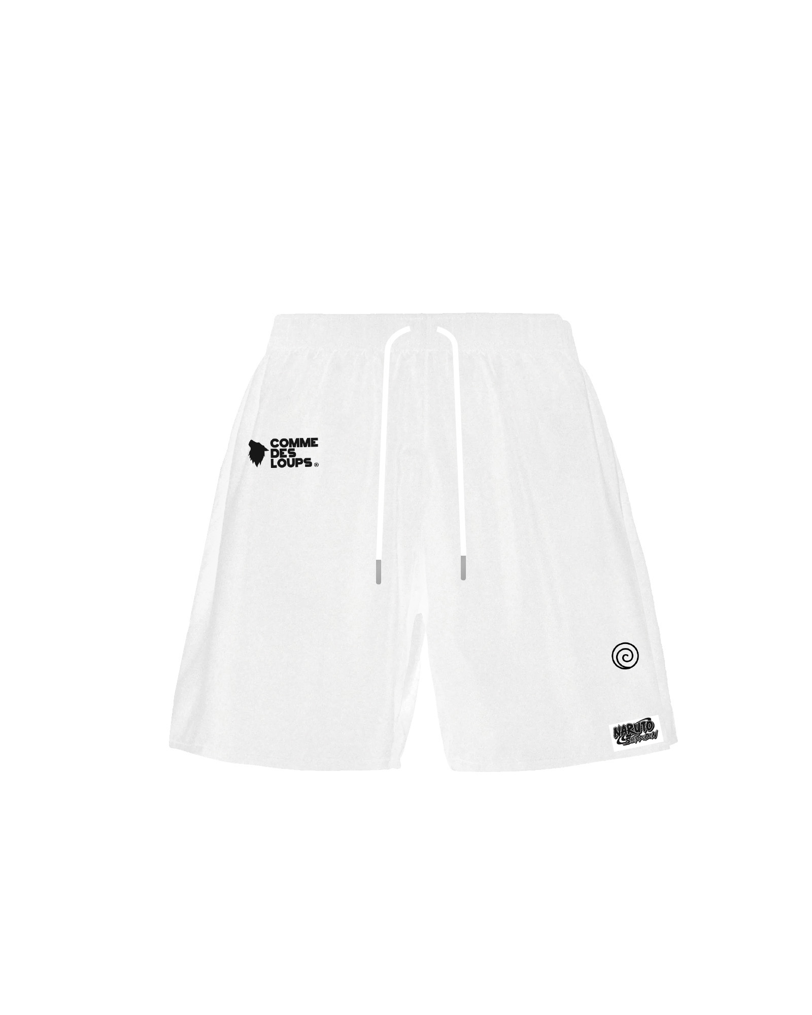 Short Comme des loups x Naruto Uzumaki 008 Blanc