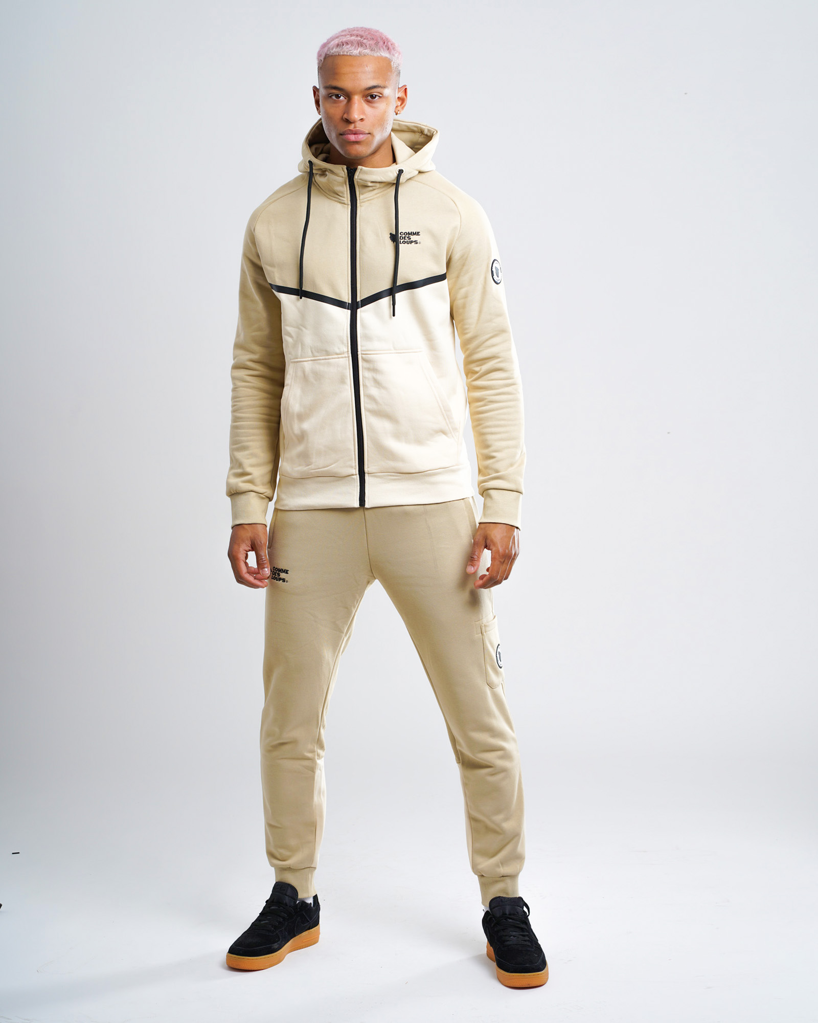 Survêtement capuche Everest Beige/Kamel