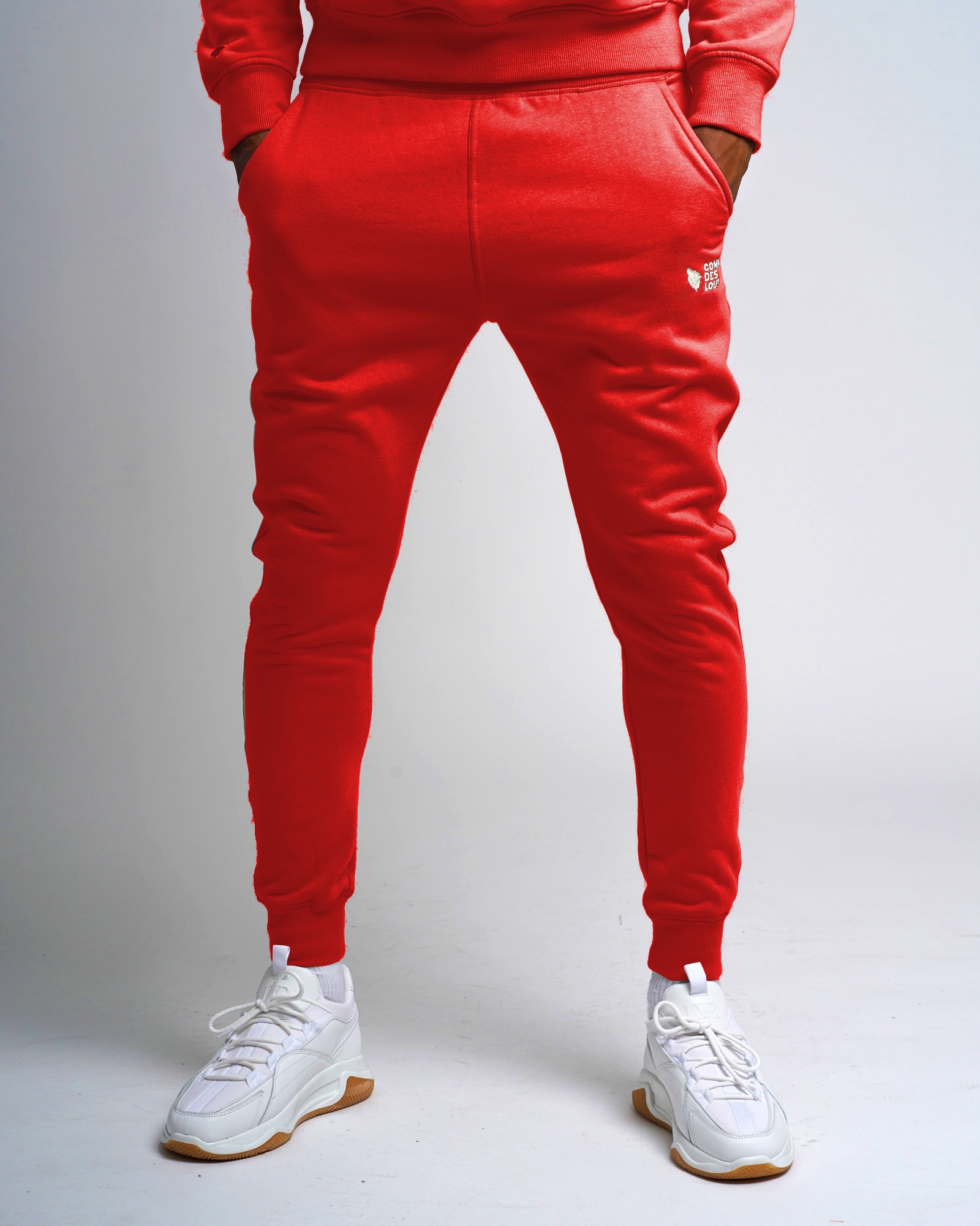 Pantalon jogging DOVIL Rouge