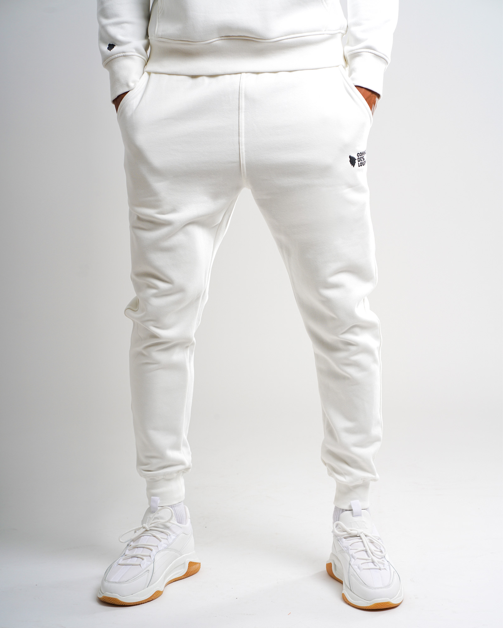 Pantalon jogging DOVIL Blanc Unisexe
