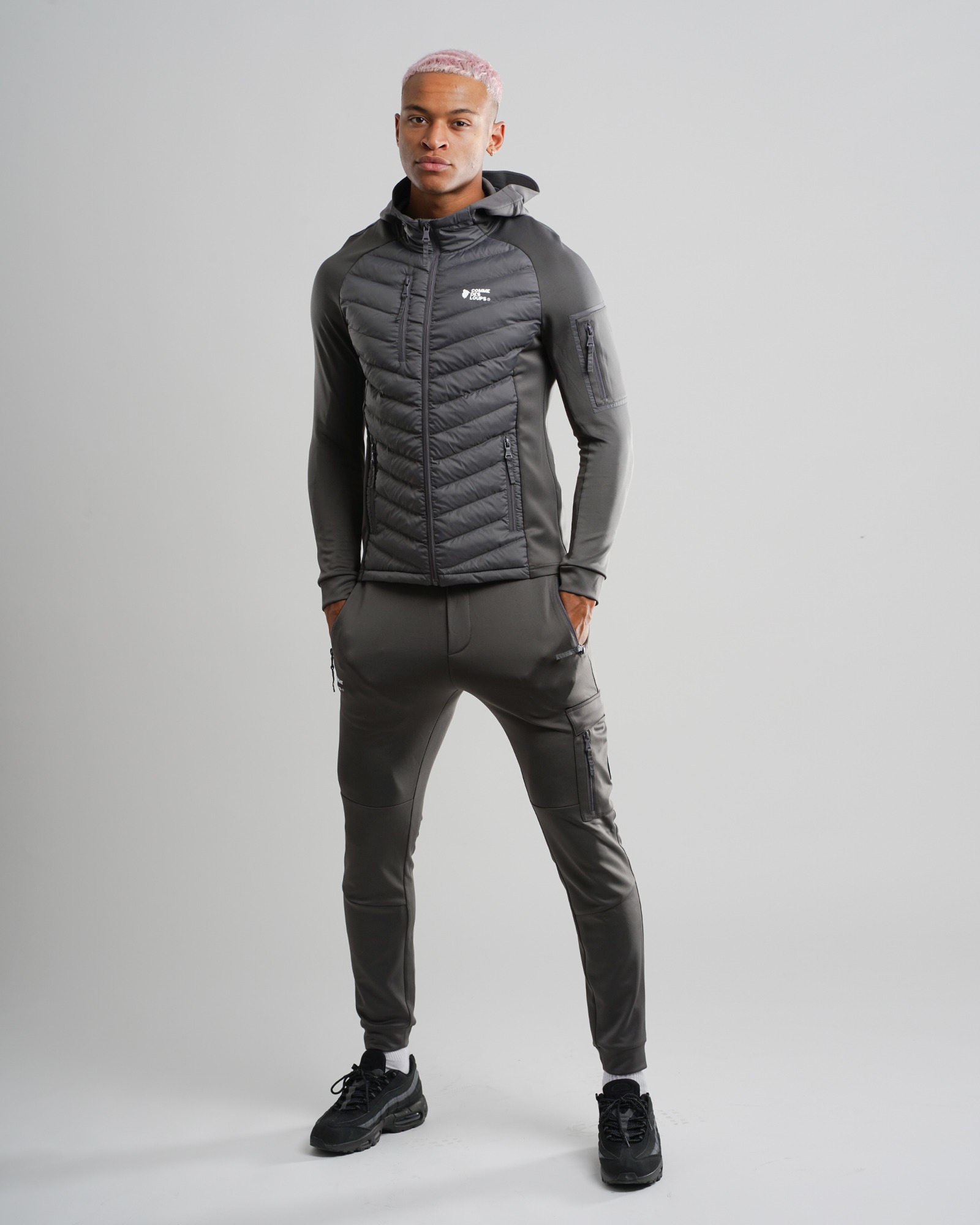 Survetement Capuche YAMAHA Anthracite Gris Unisex