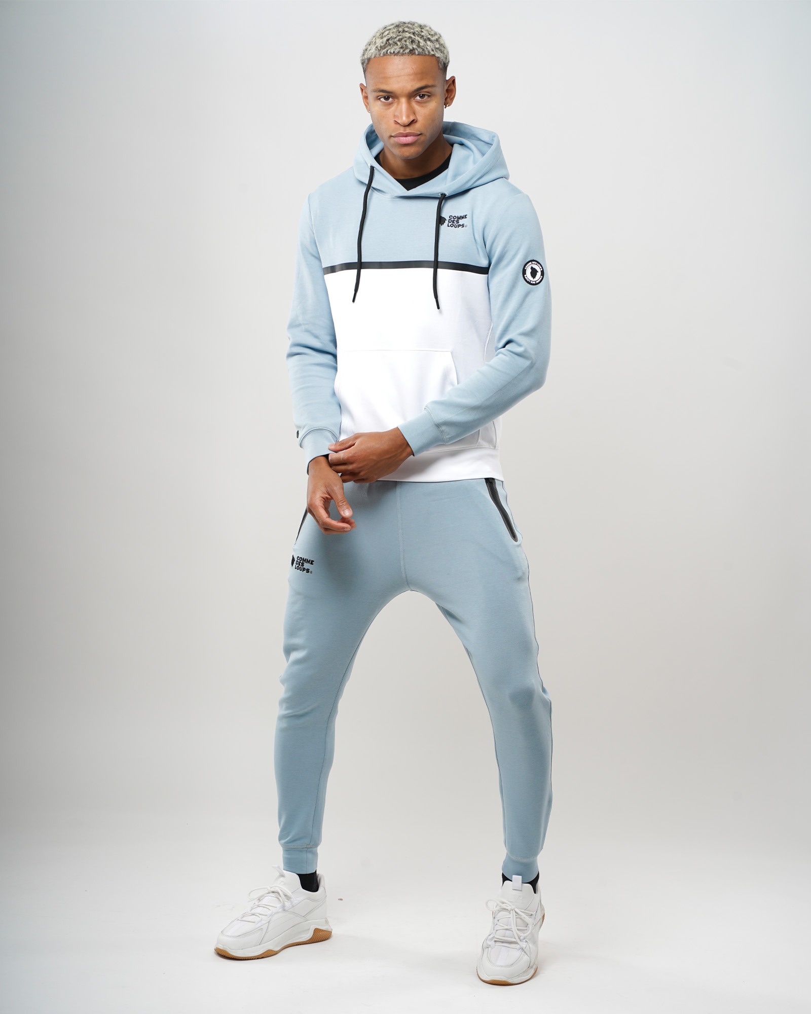 Survêtement capuche Candy Bleu
