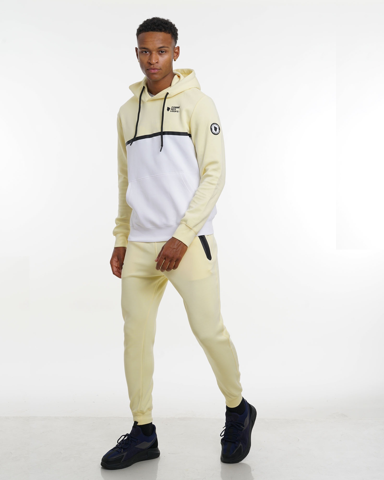 Survêtement capuche Candy Jaune