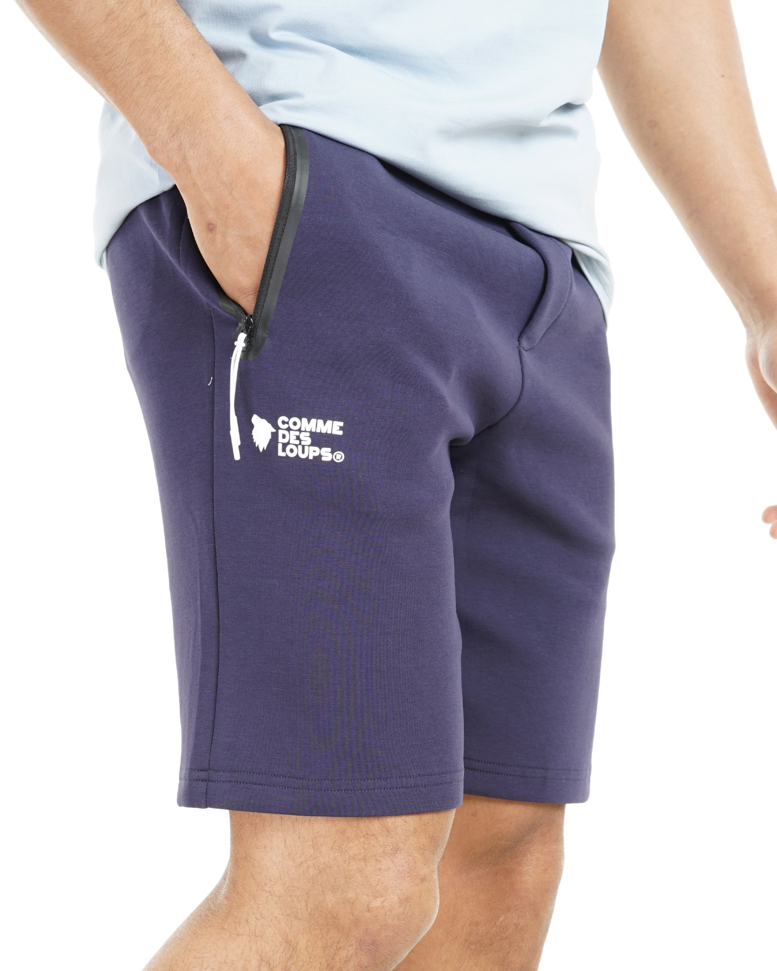Short comme des loups Wimbledon NAVY / BLANC