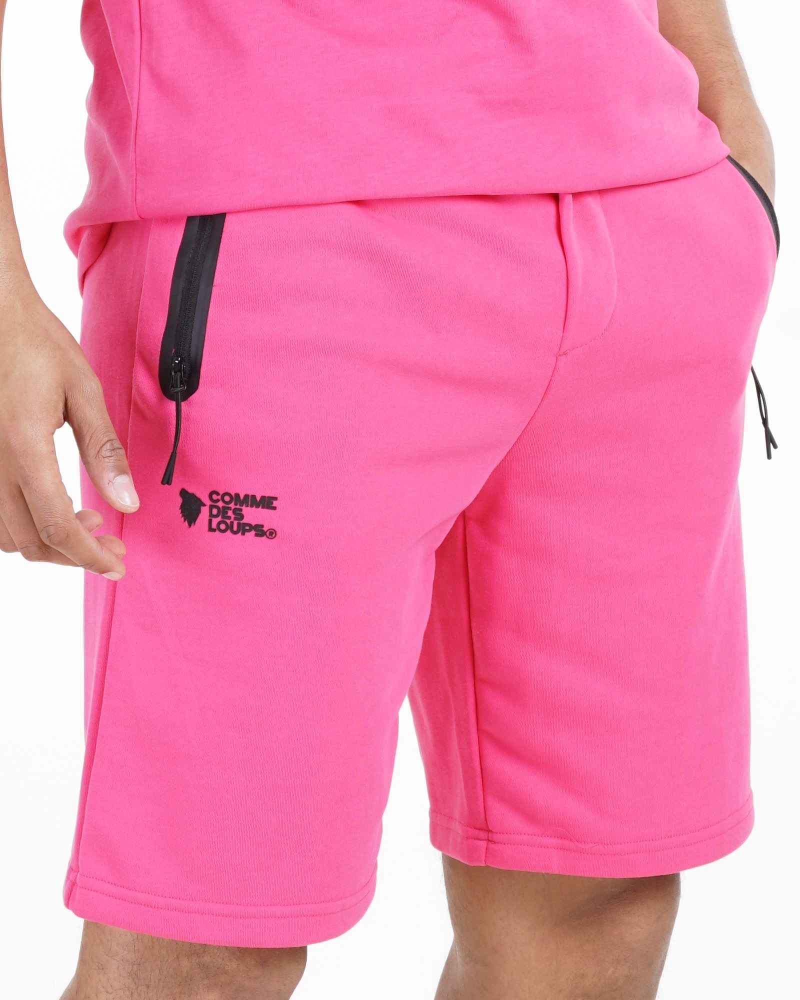 Short comme des loups ROSE FLUO