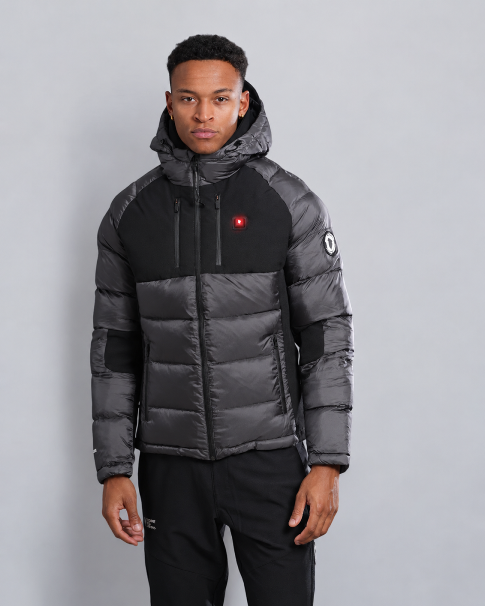 Doudoune Chauffante Capuche ANDORRE Anthracite