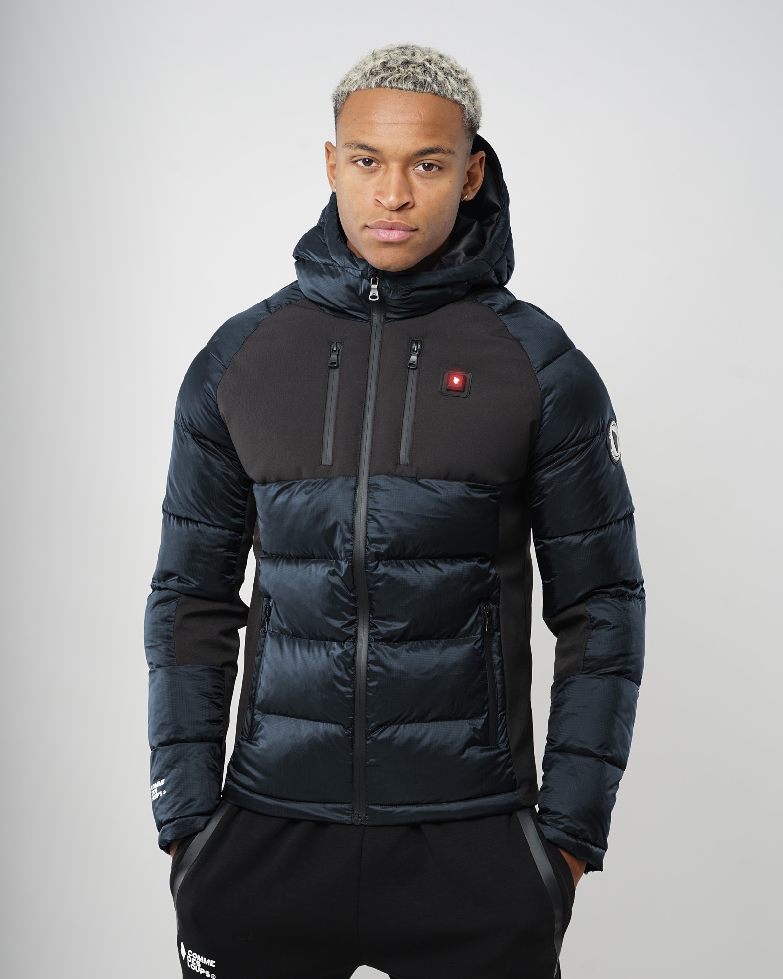 Doudoune Chauffante Capuche ANDORRE Navy
