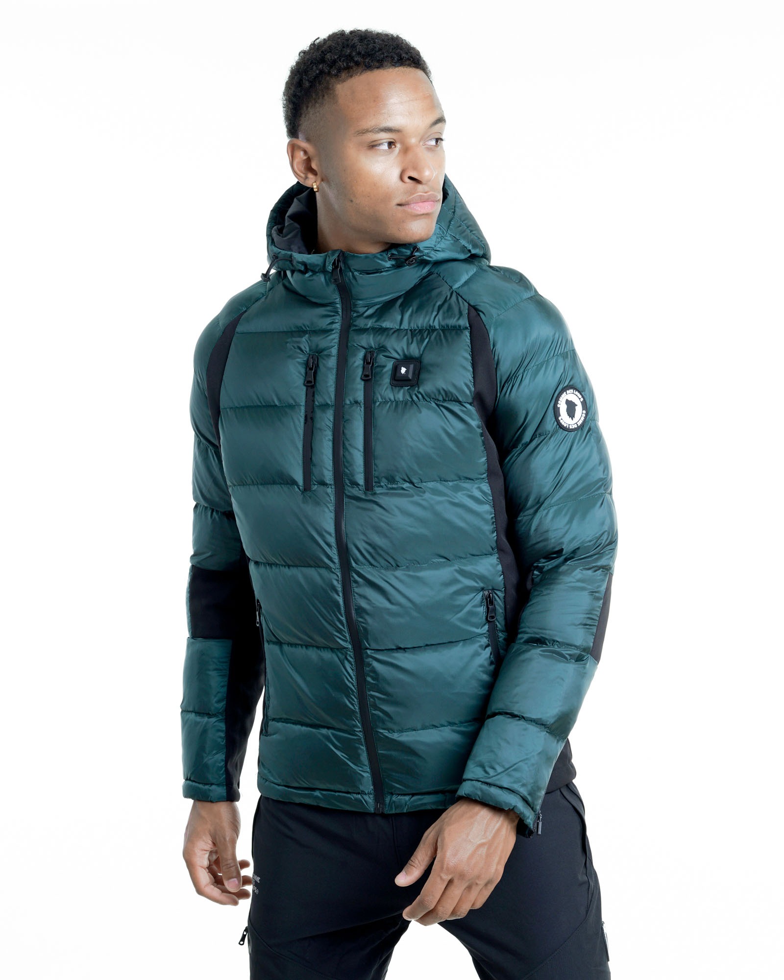 Doudoune Chauffante Capuche AVORIAZ Vert