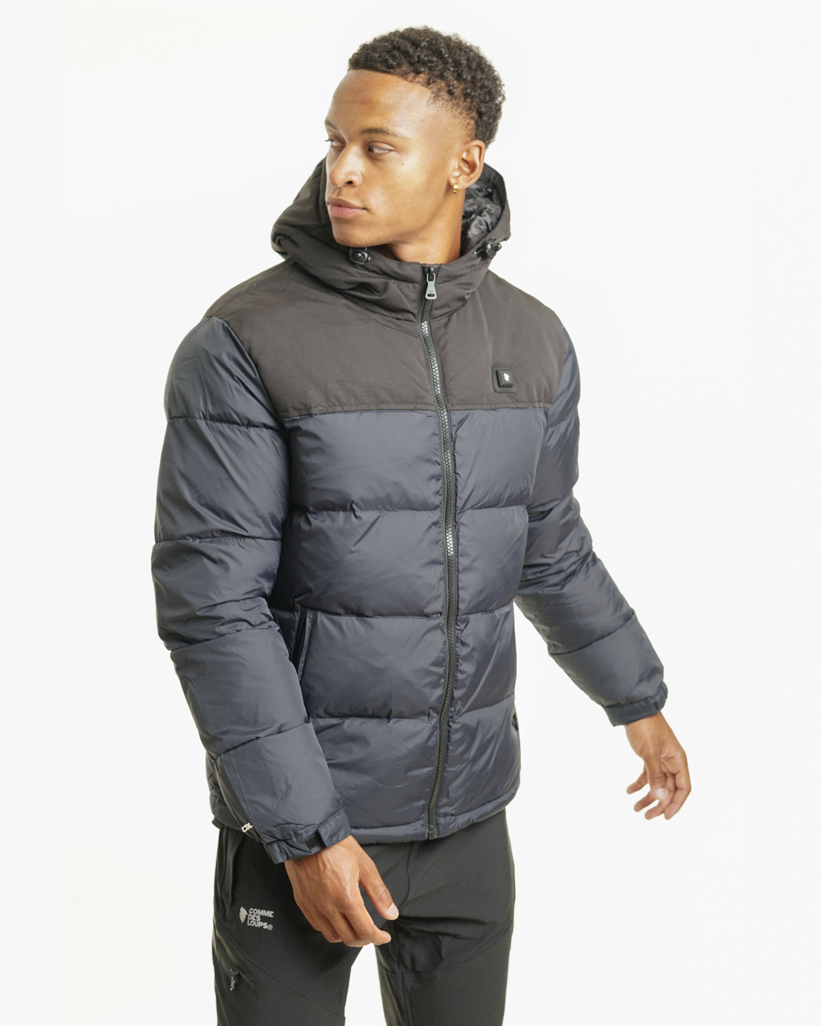 Doudoune Chauffante Capuche MEGEVE premium Navy