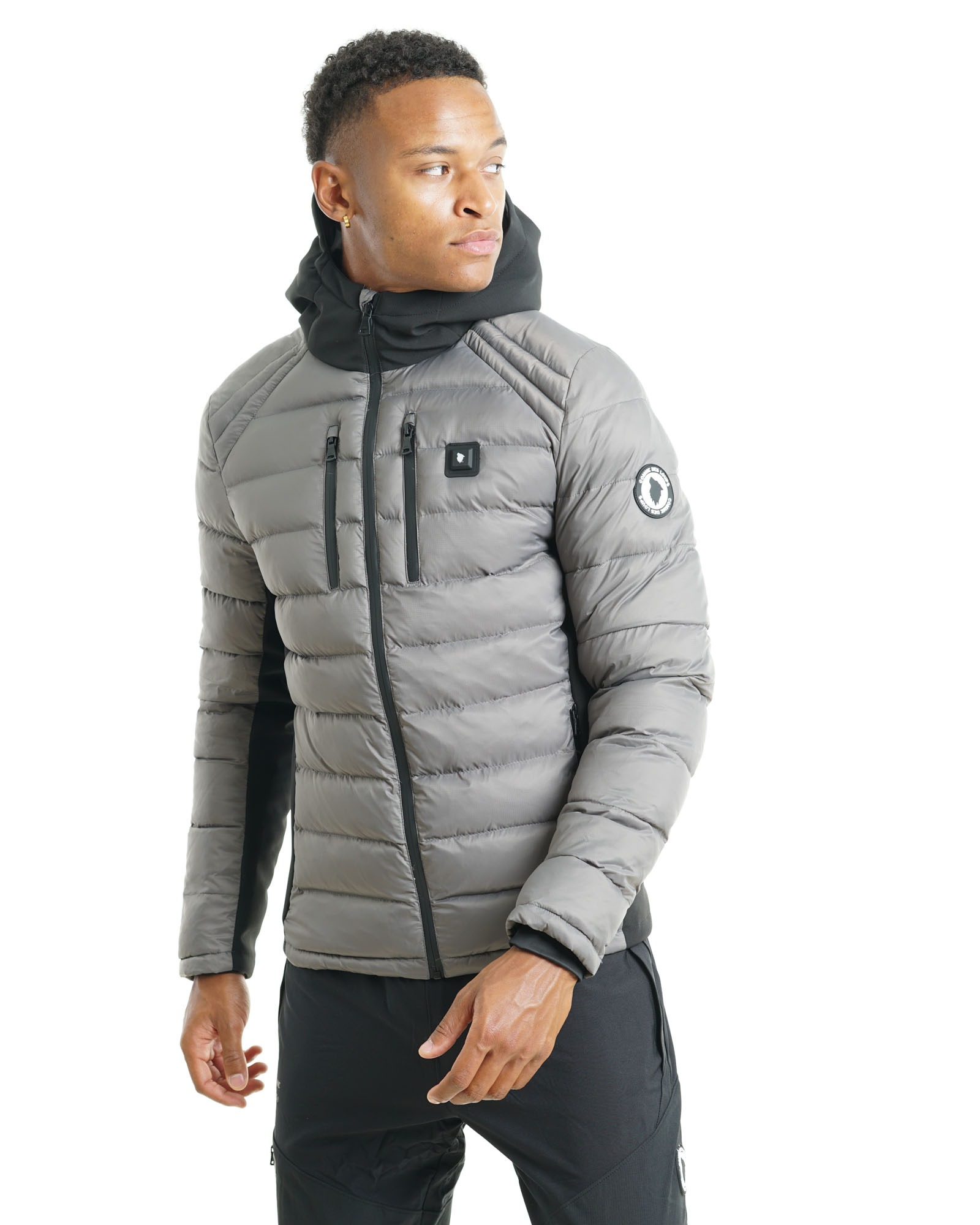 Doudoune Chauffante Homme MONT-BLANC Gris Anthracite  
