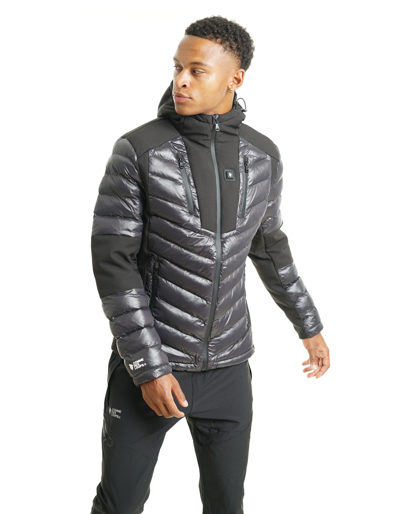 Doudoune Chauffante Homme TORONTO Noir Shiny