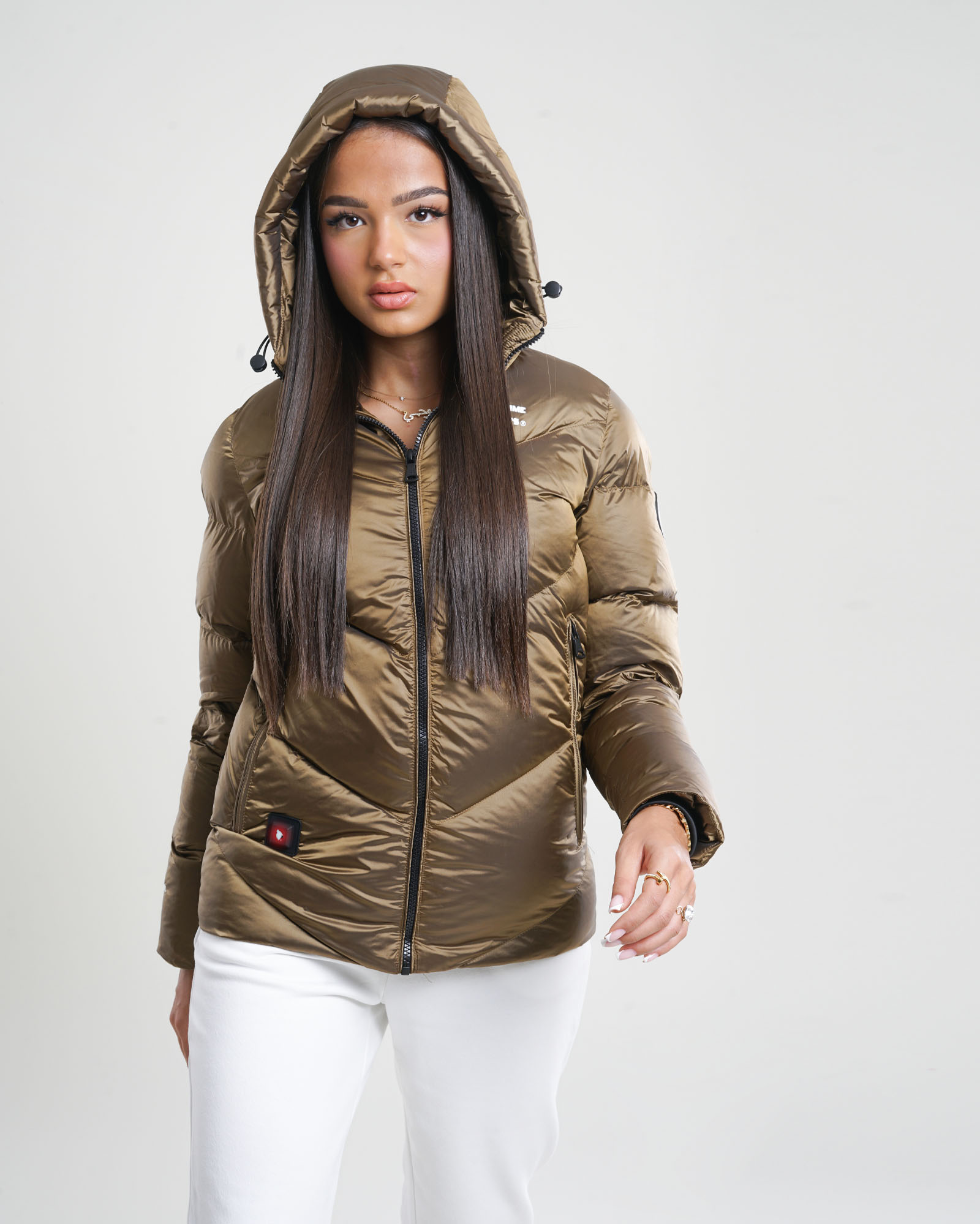 Doudoune Chauffante Femme YORK Marron