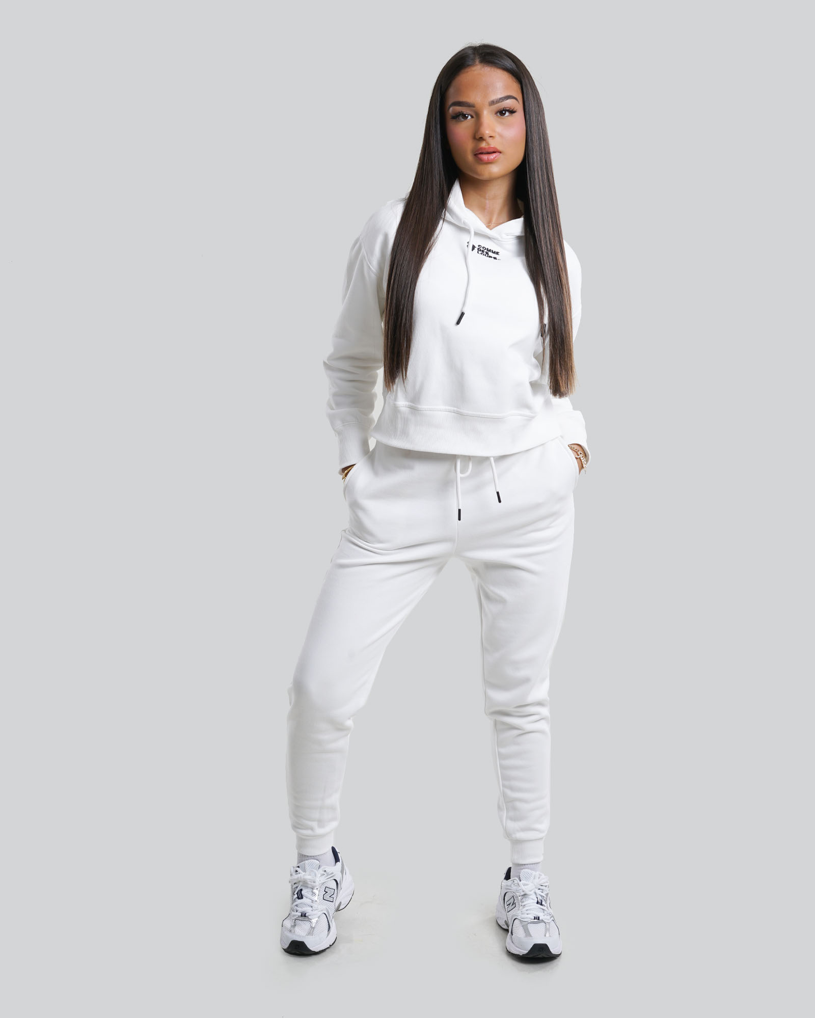 Survêtement capuche ANGELINA Blanc