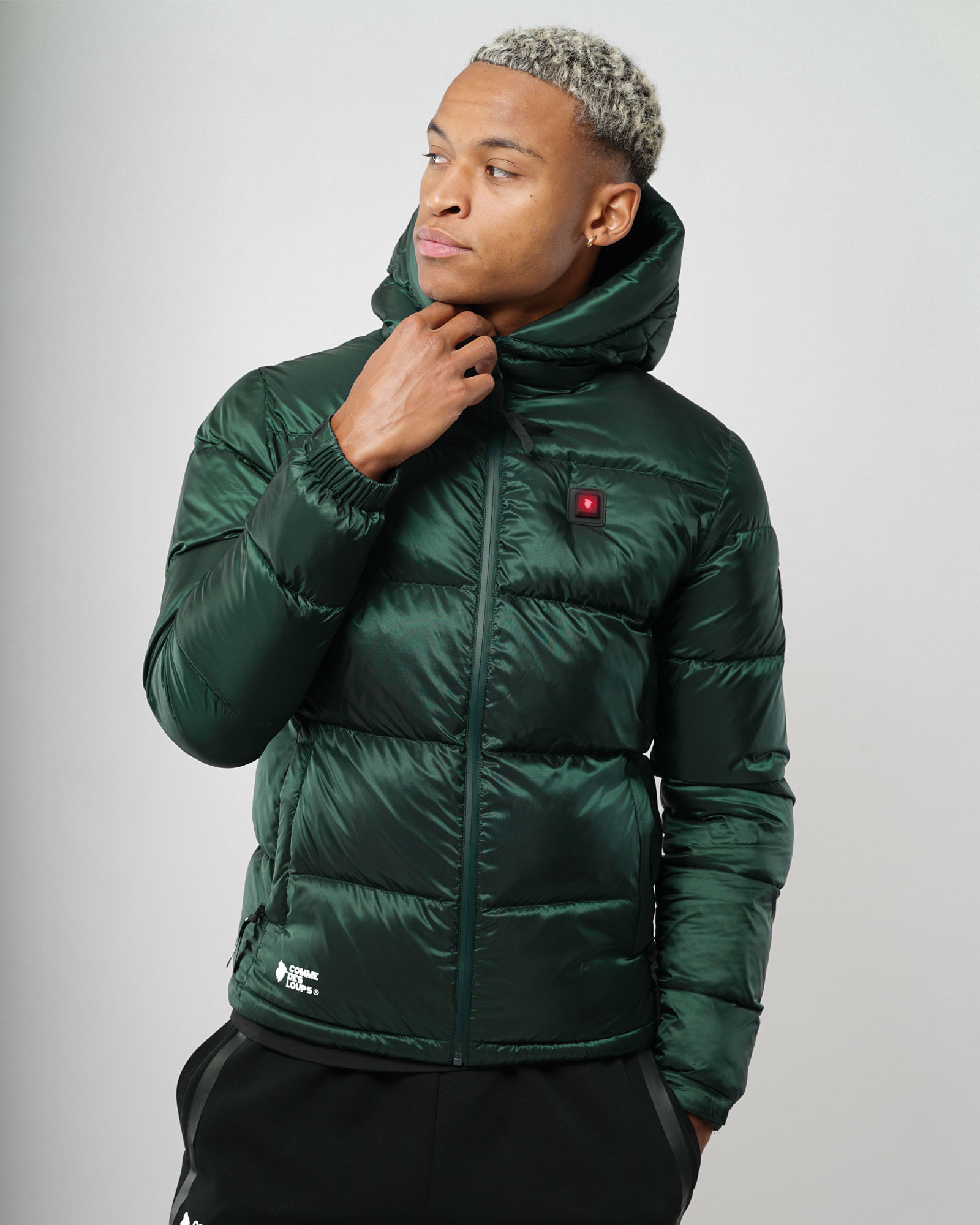 Doudoune Chauffante Capuche BIRMINGHAM Vert