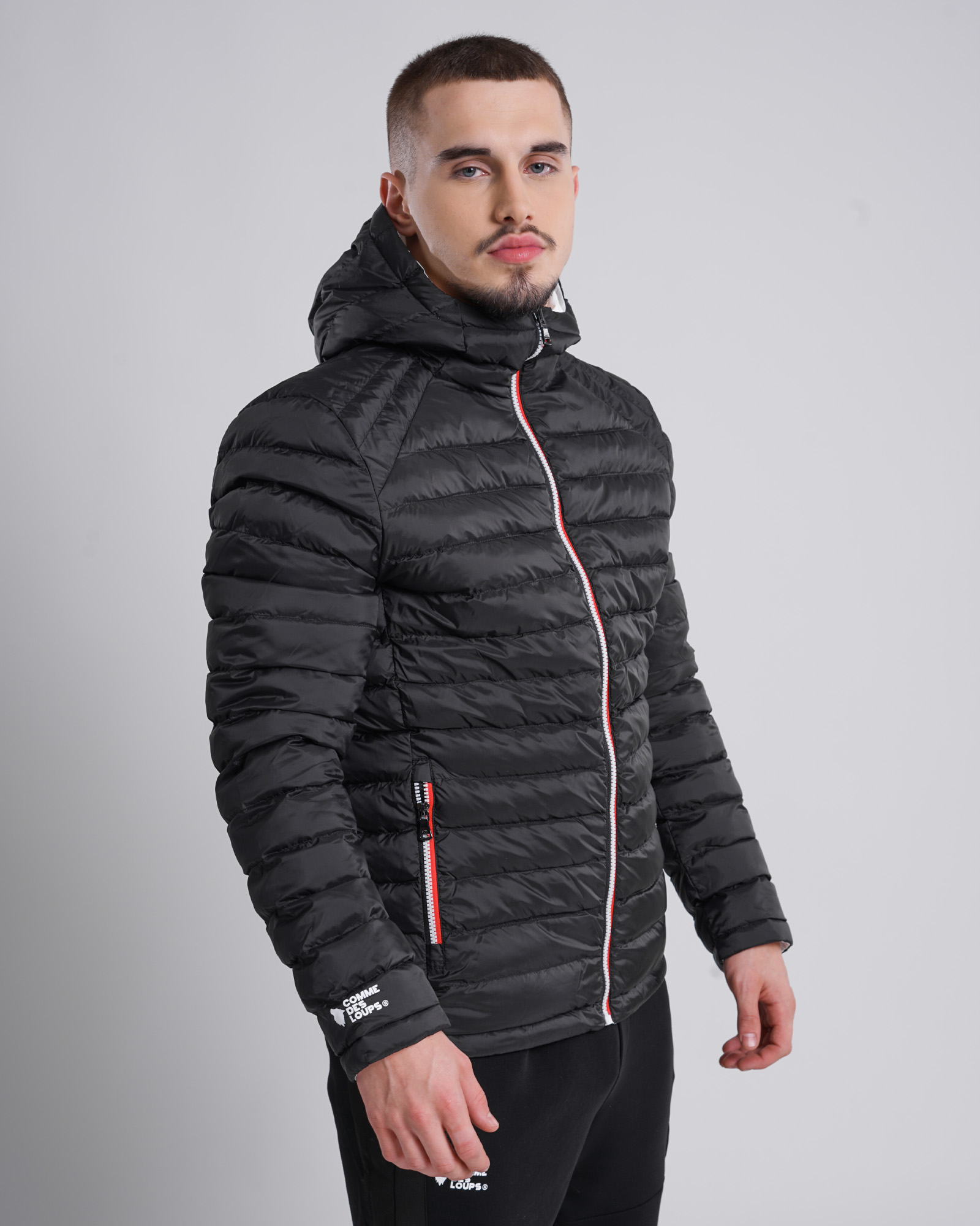 Doudoune Réversible homme ROME NOIR BLANC