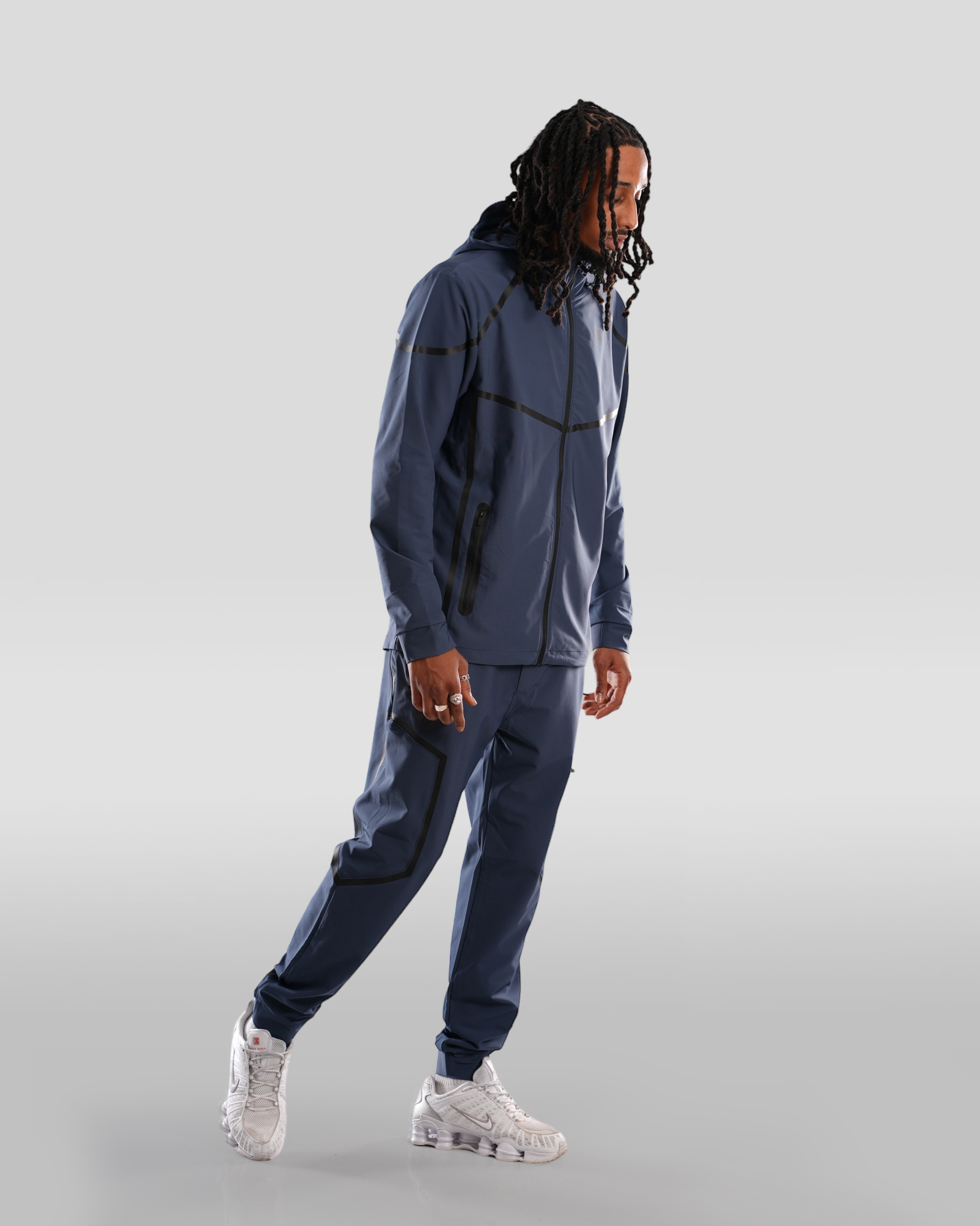 Survêtement Capuche Atlantic Bleu