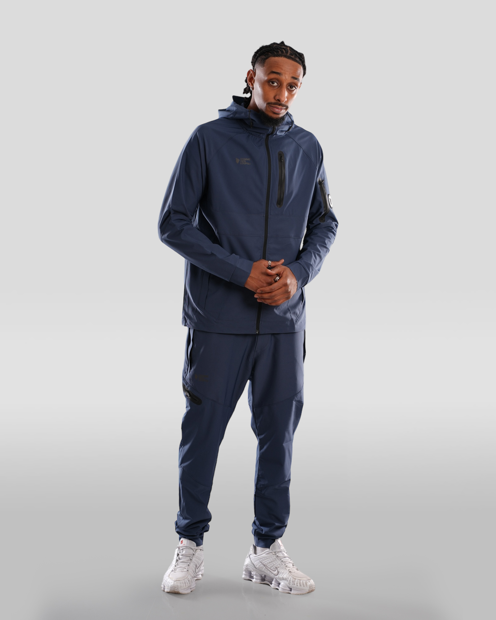Survêtement Capuche WOLF TECH Bleu