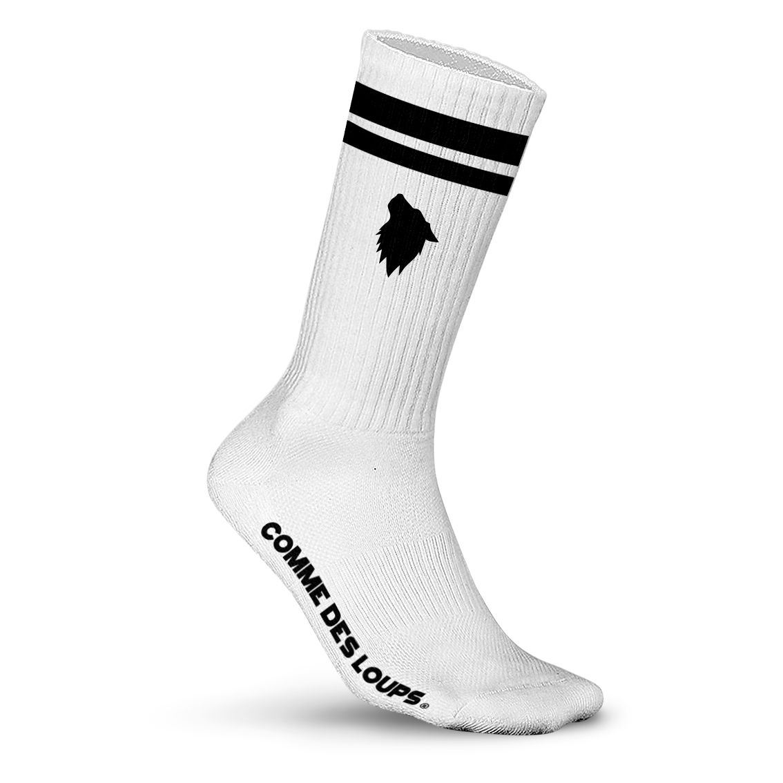Chaussette Tennis Comme Des Loup Blanc Lot de 2 paires