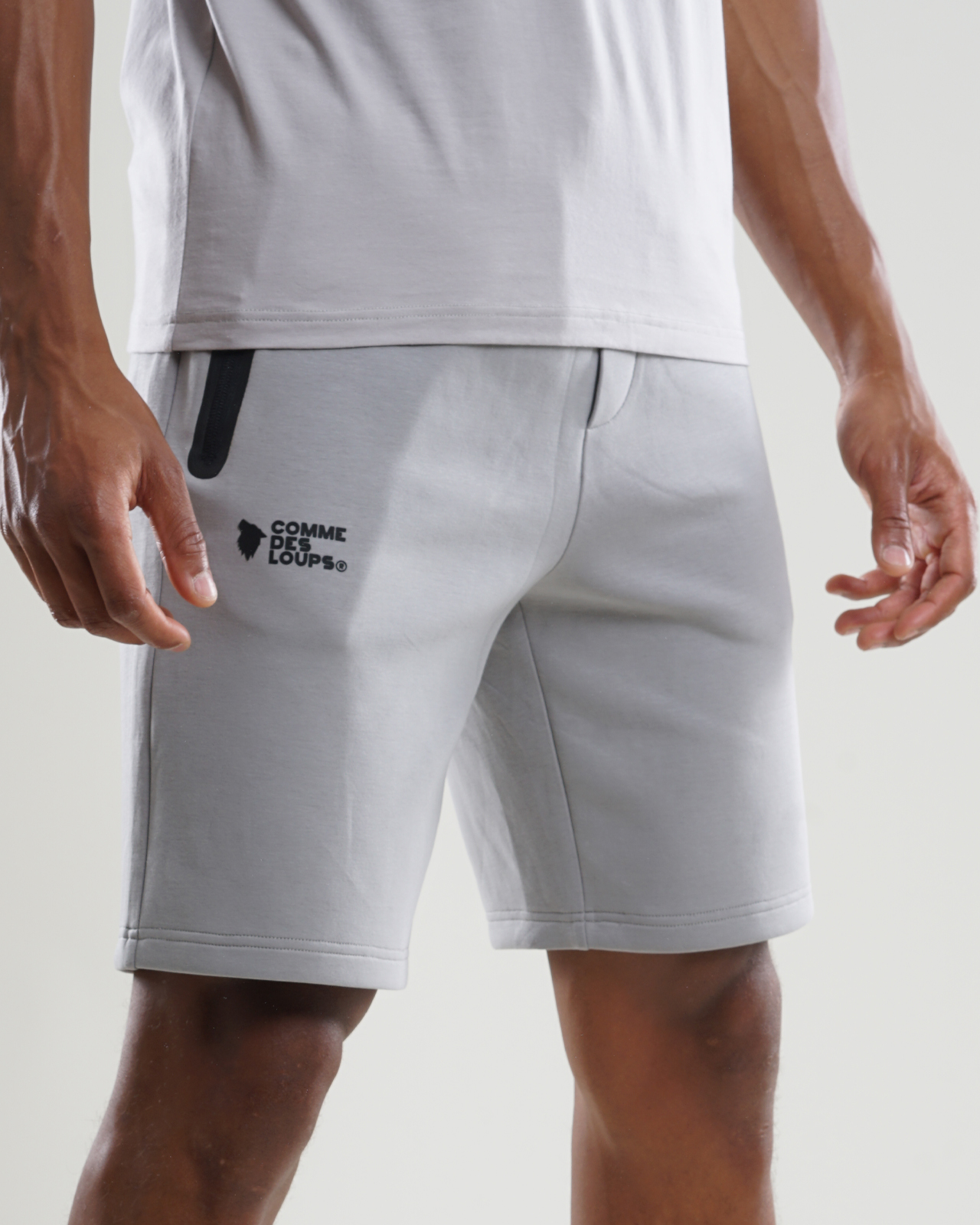Short comme des loups Wimbledon Gris