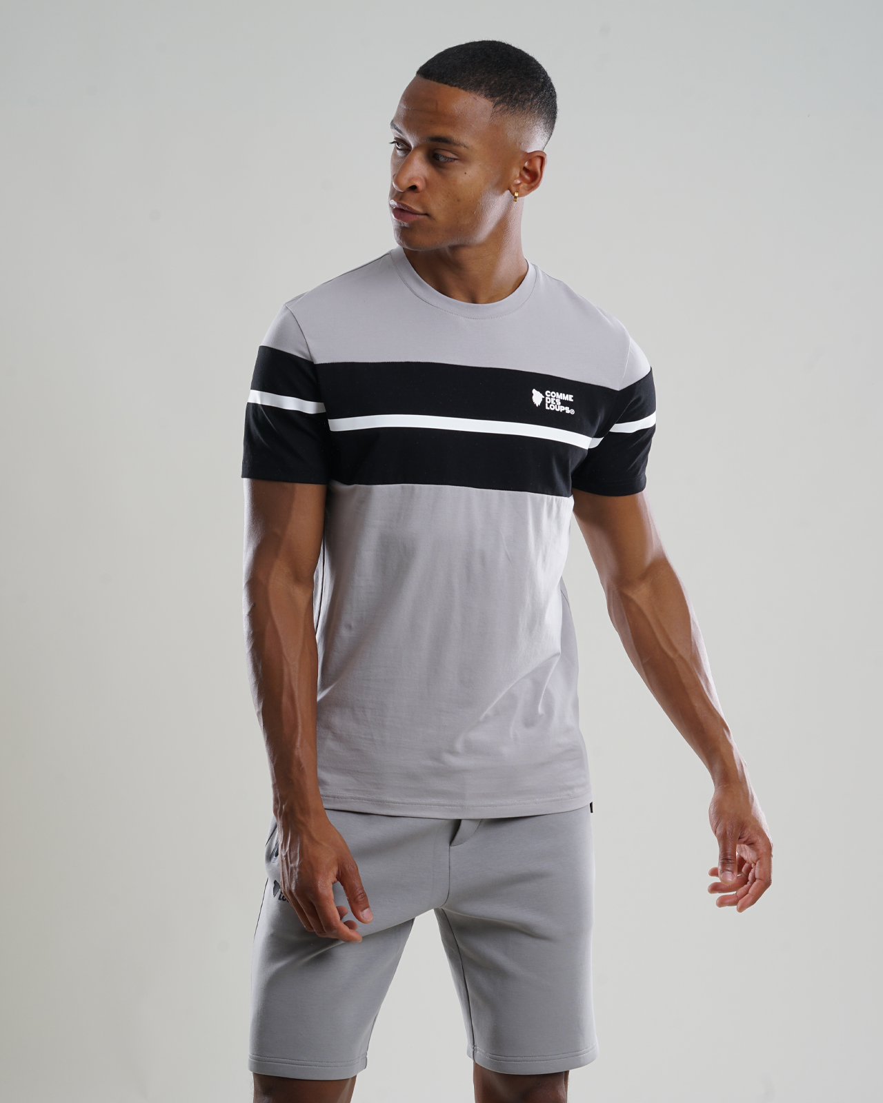 T-shirt comme des loups Wimbledon Gris/Noir