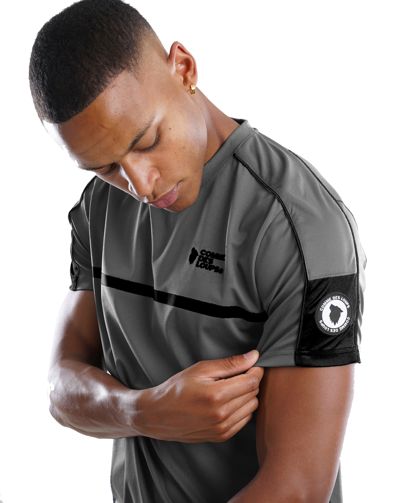 Tee-Shirt Comme Des Loups RUN Gris