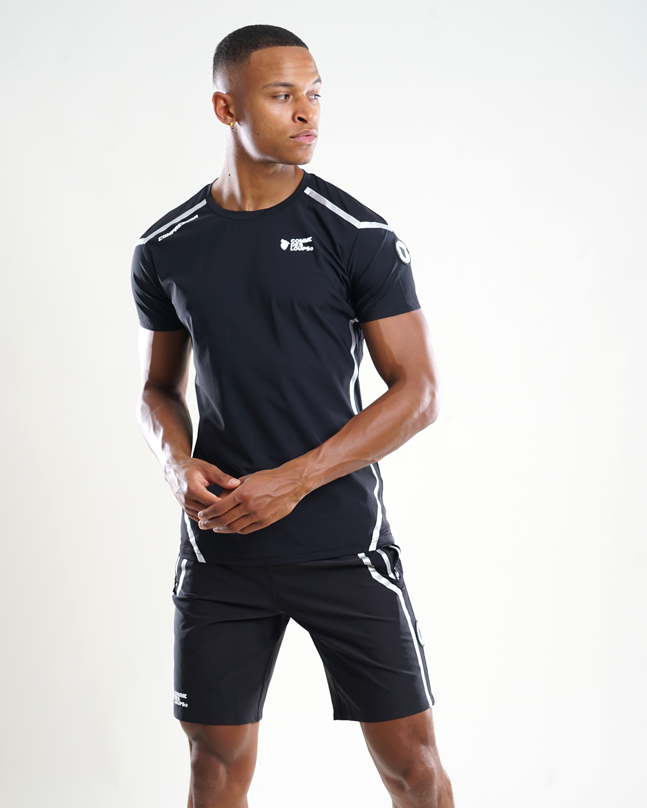 Ensemble Short T-Shirt Compressor Noir