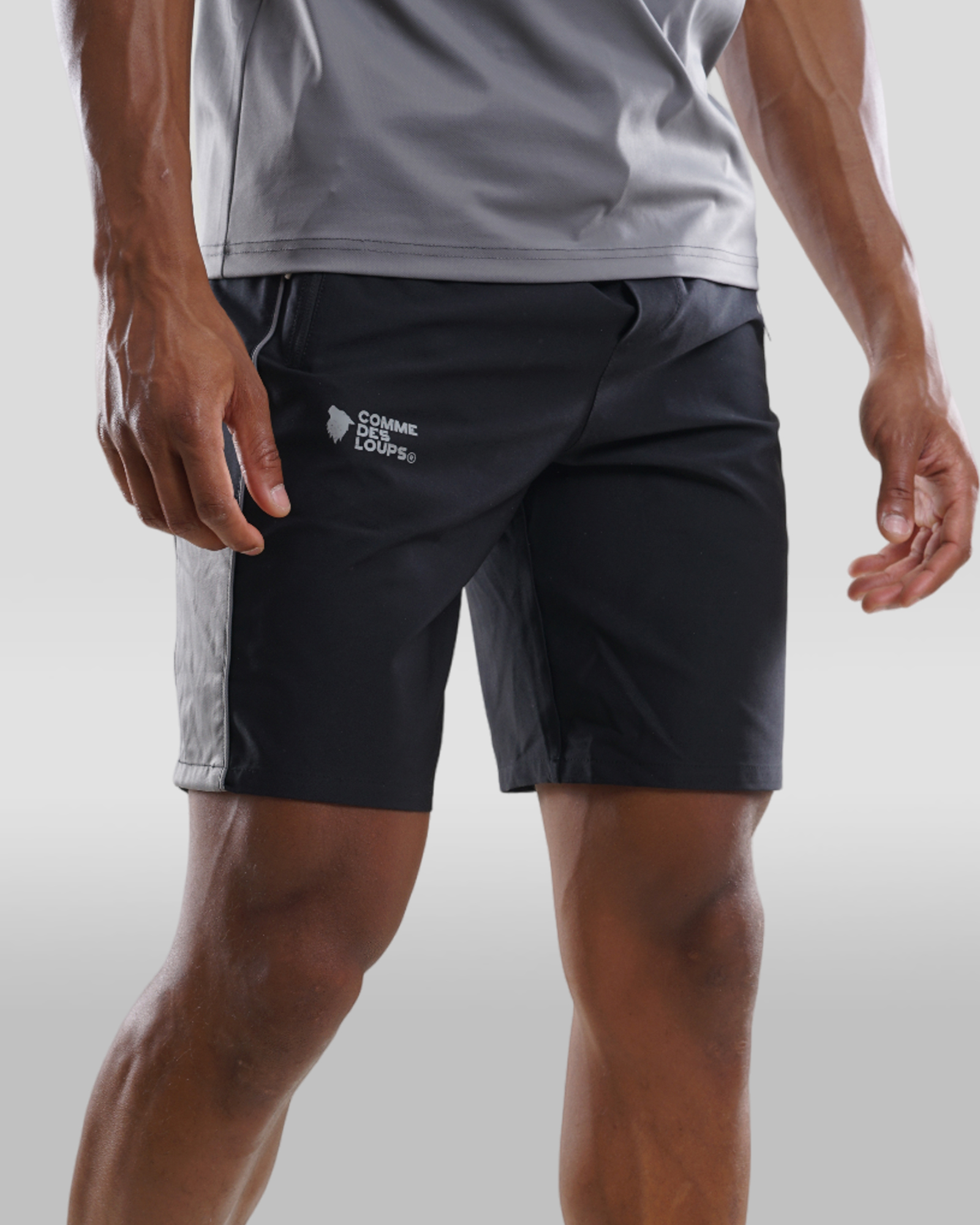 Short Comme Des Loups Fresh Noir/Gris