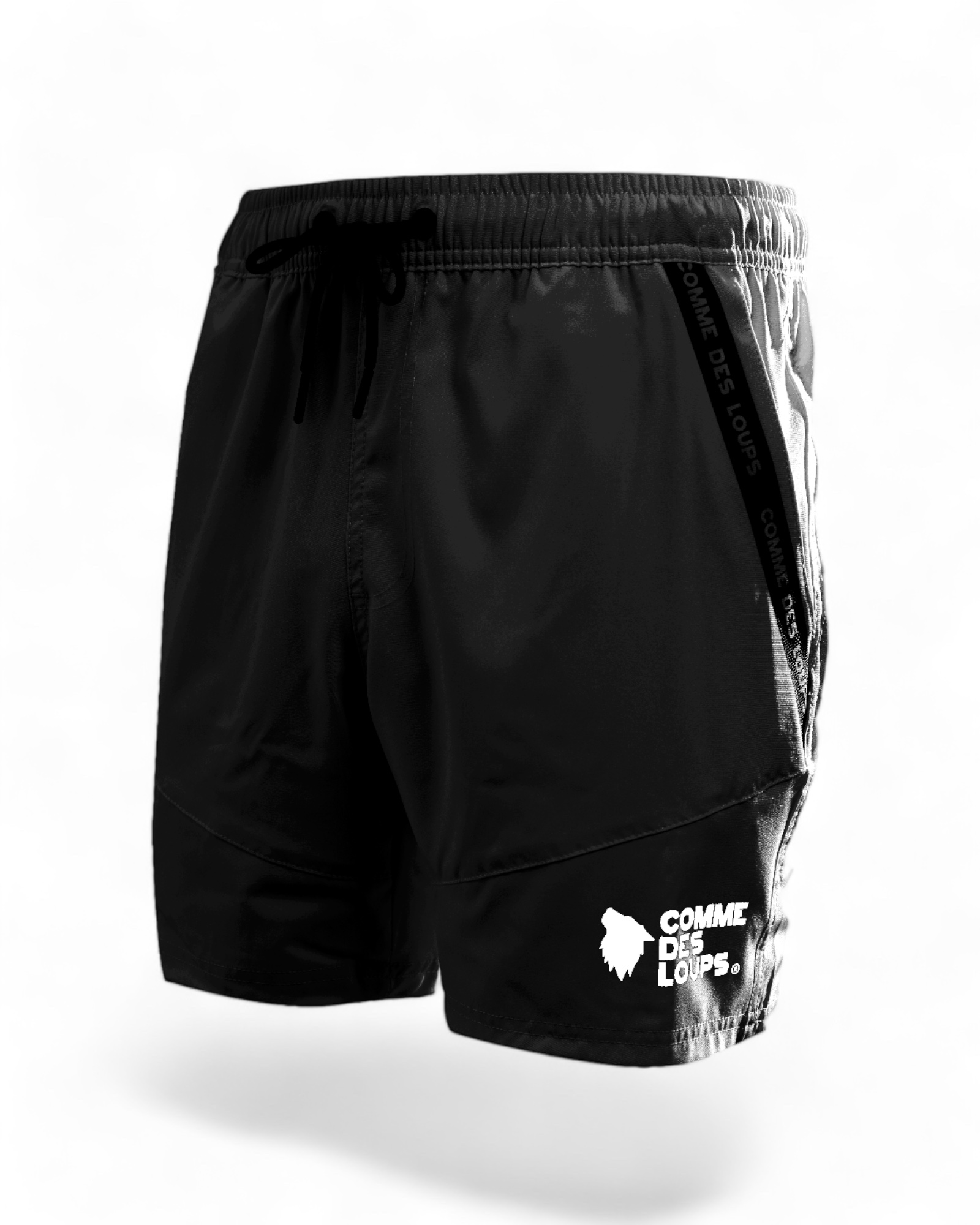 Short De Bain COMME DES LOUPS Noir