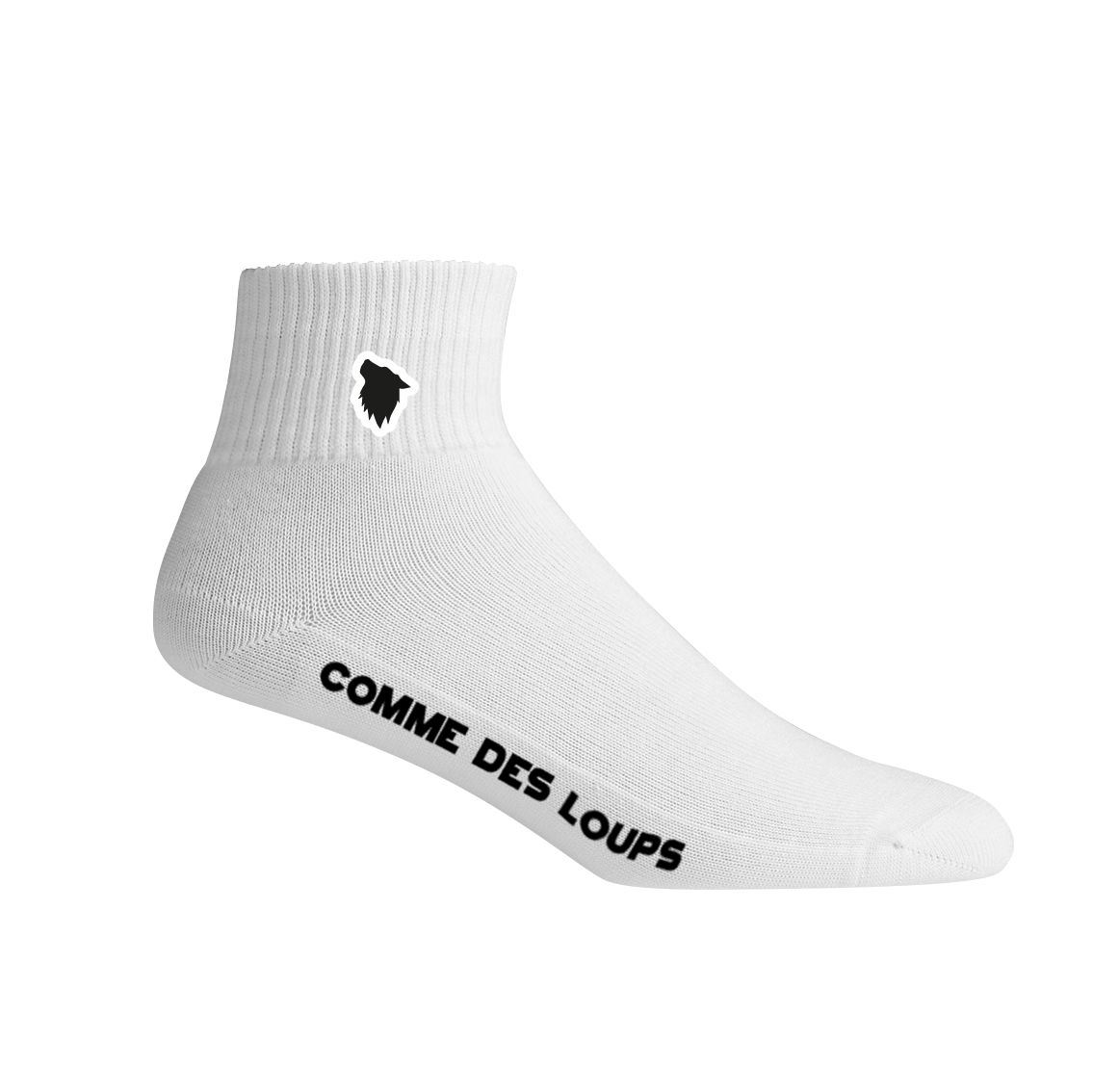 Chaussette Quarter Comme Des Loup Blanc Lot de 3 paires