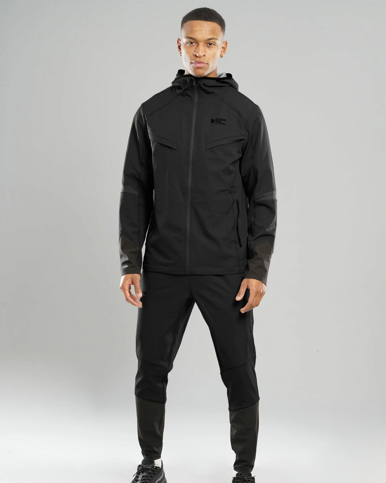 Survêtement Capuche Running Noir