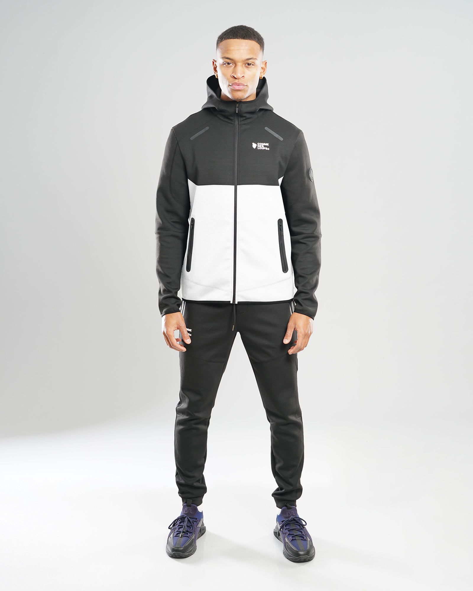 Survetement Keyzer Noir Blanc