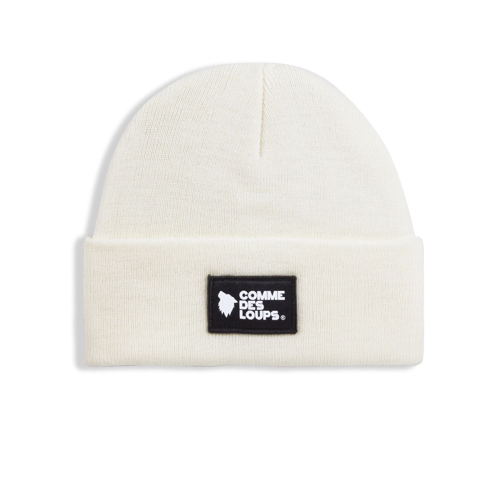BONNET COMME DES LOUPS LOGO Brodé Blanc