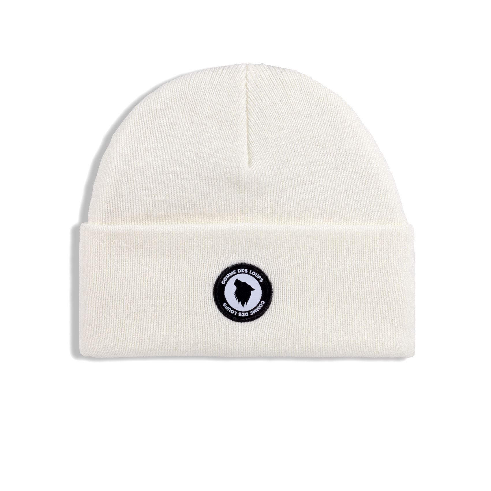 BONNET COMME DES LOUPS LOGO Badge Blanc