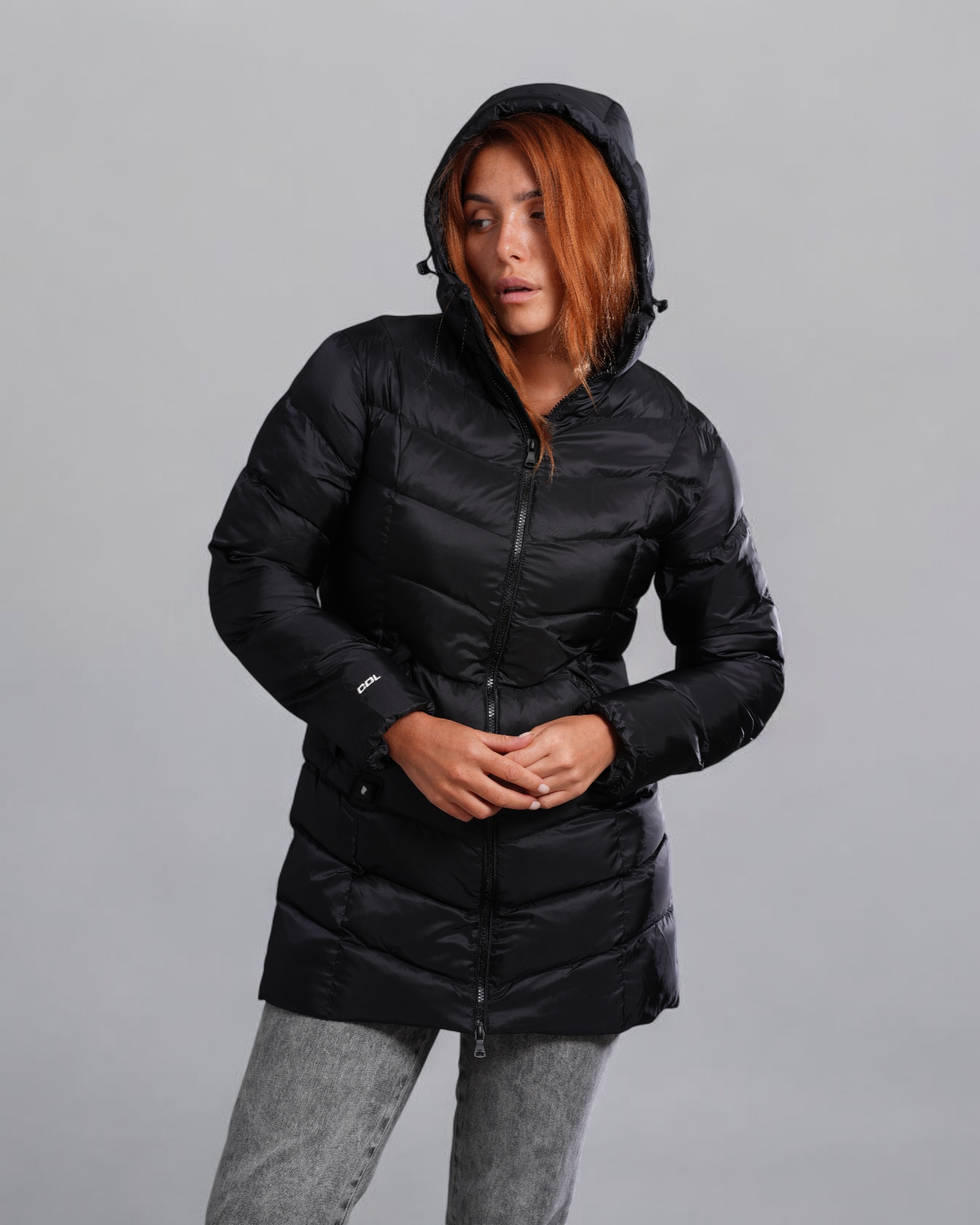 Doudoune Chauffante Longue Femme Vienne Noir