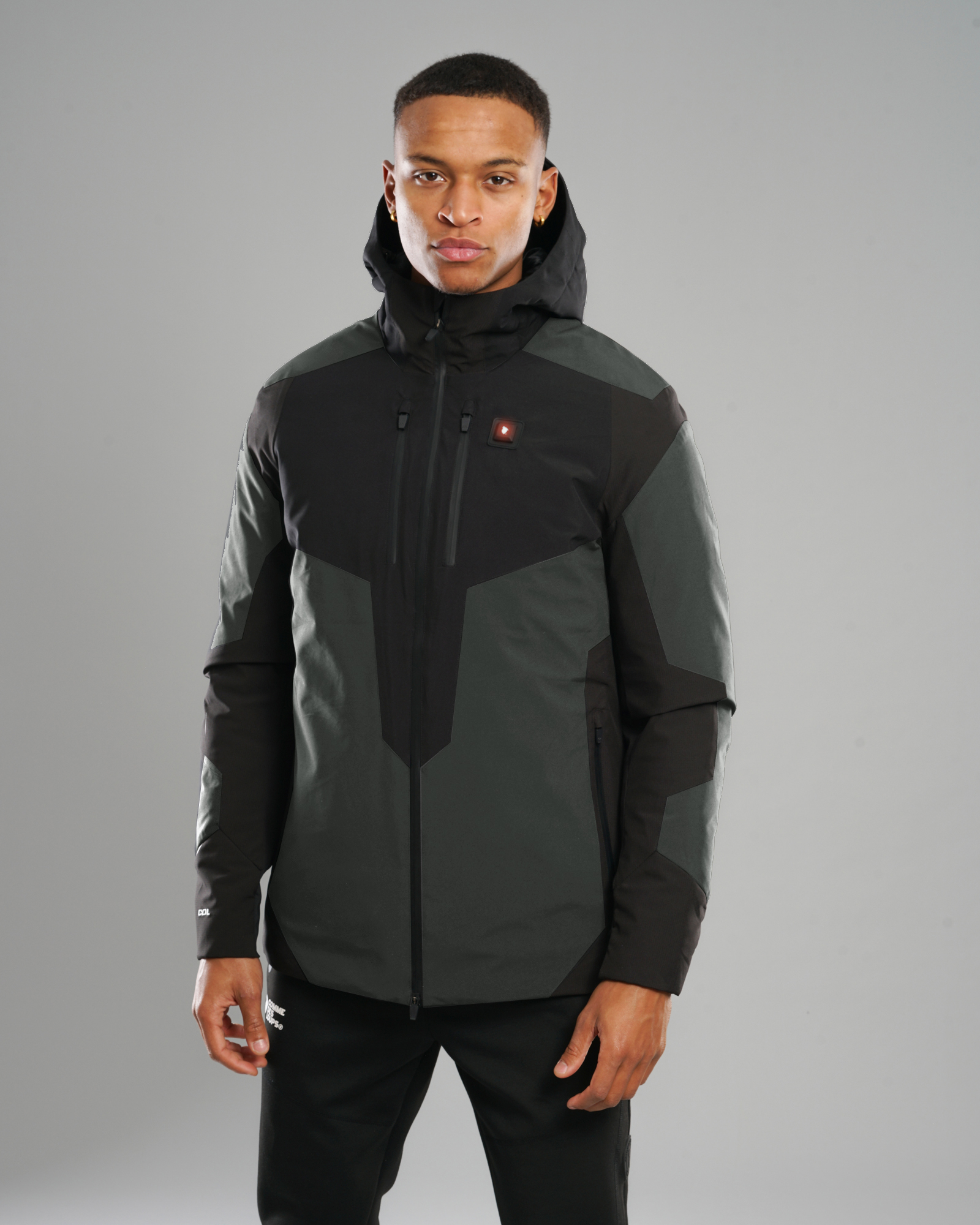 Doudoune Chauffante Capuche CHAMONIX 2 Anthracite