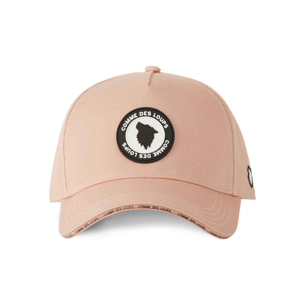 Casquette Comme Des Loups Avec Badge Rubber Rose
