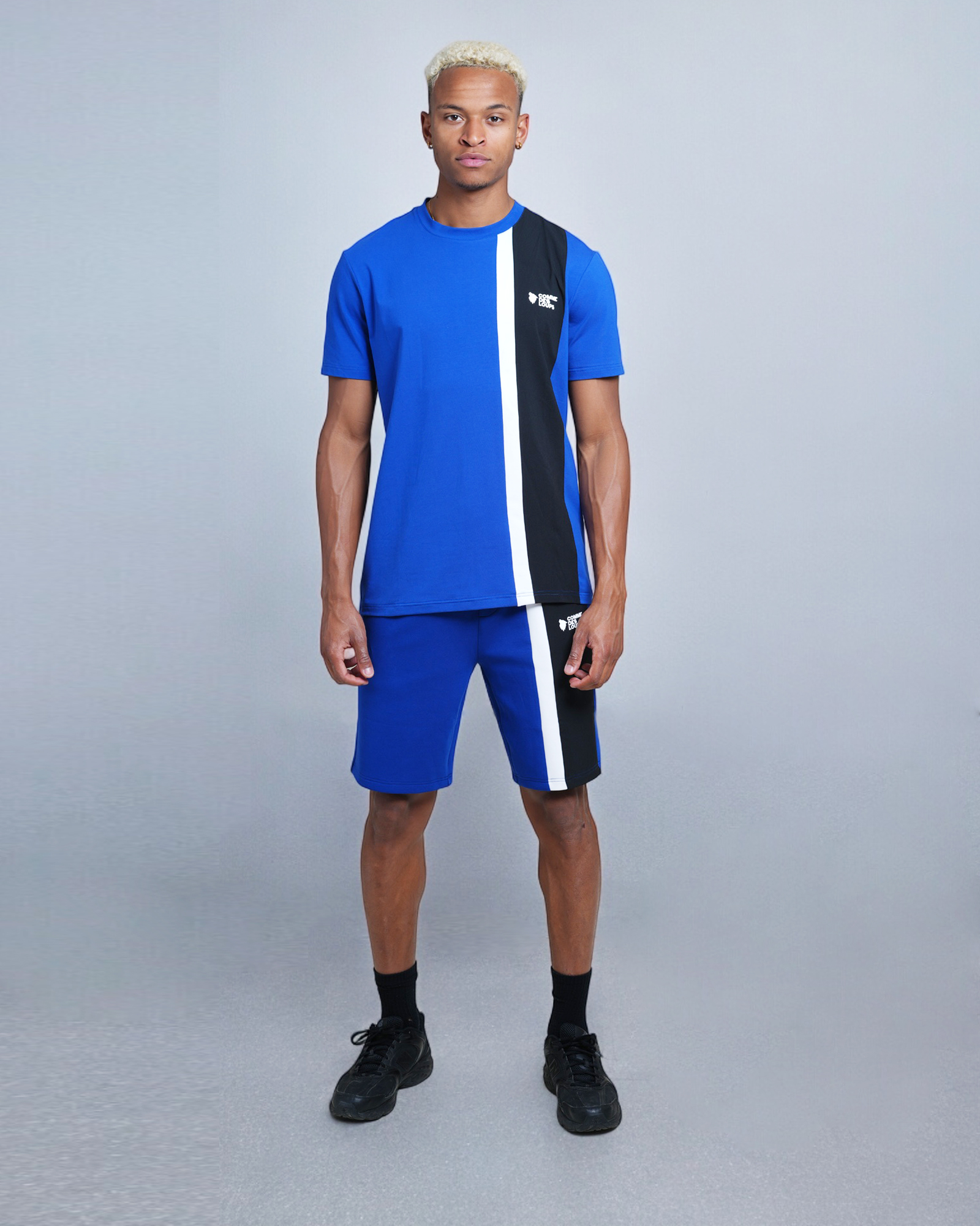 Tee-Shirt Comme Des Loups AMALFI Bleu Cross