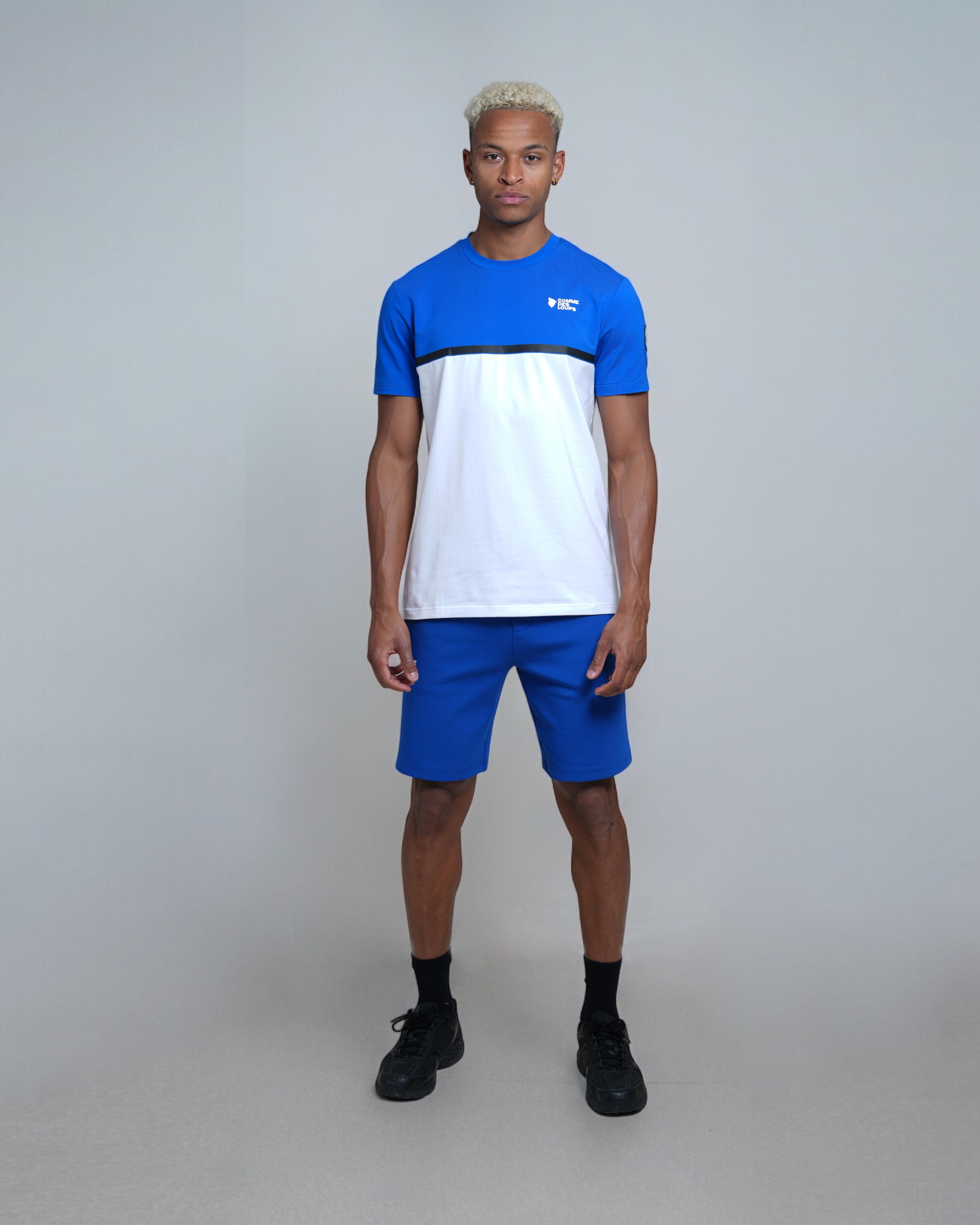 Tee-Shirt Comme Des Loups Everest Bleu Cross