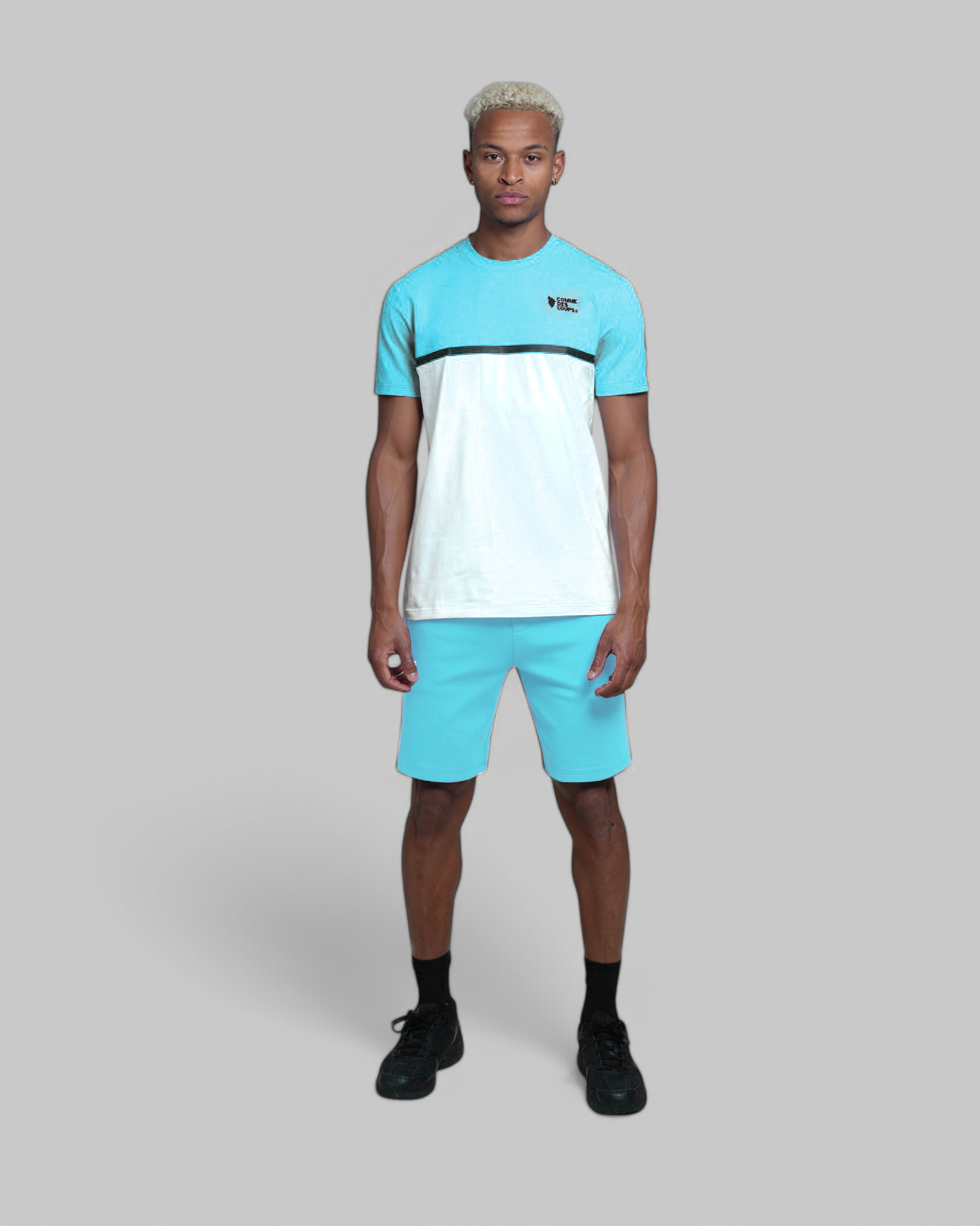 Tee-Shirt Comme Des Loups Everest Ocean Bleu