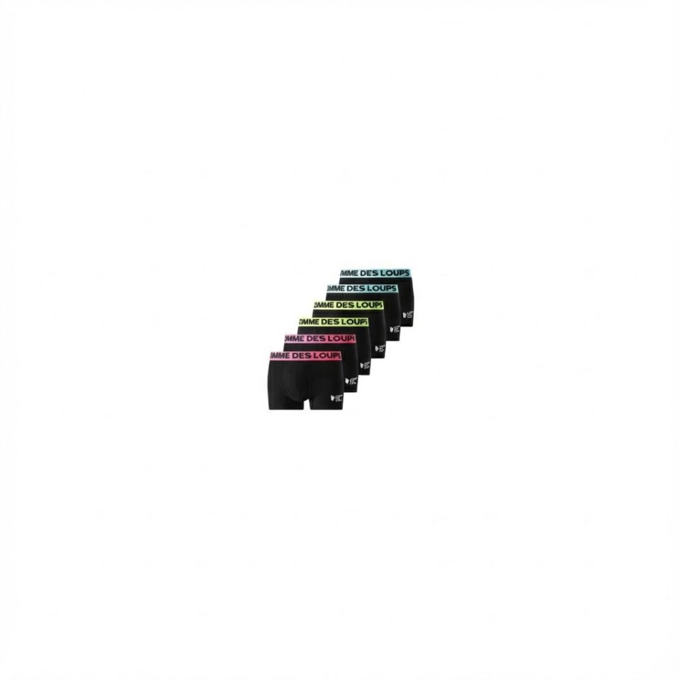 Lot De 6 Boxers Classic Noir FLUO