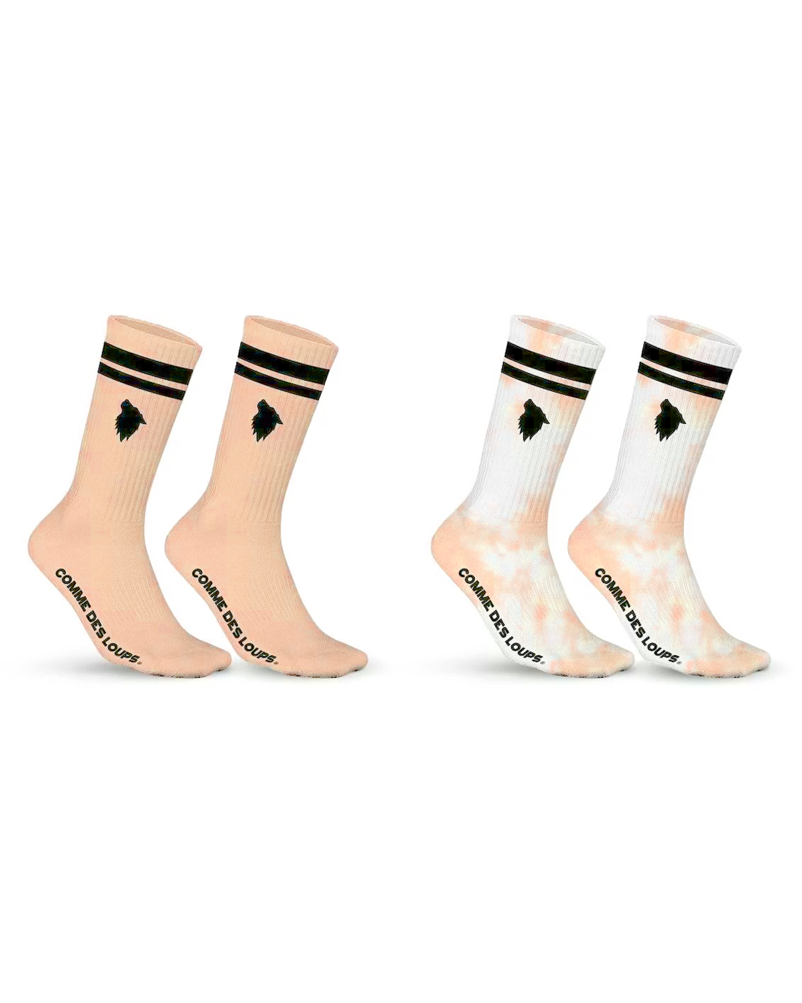 Chaussette Tennis Comme Des Loup Corail Lot De 2 Paires