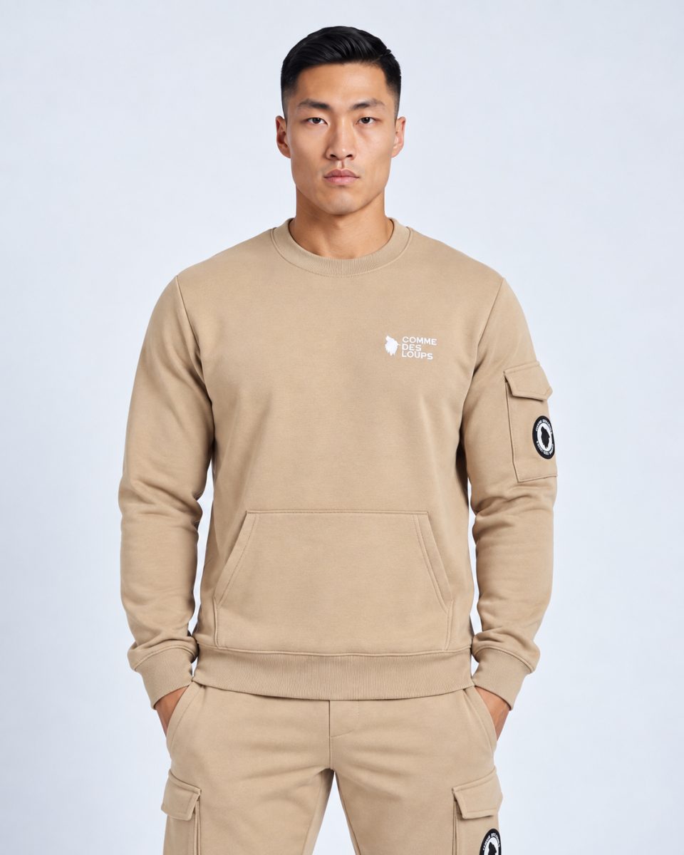 Crewneck Comme Des Loups BROOKLYN Cacao