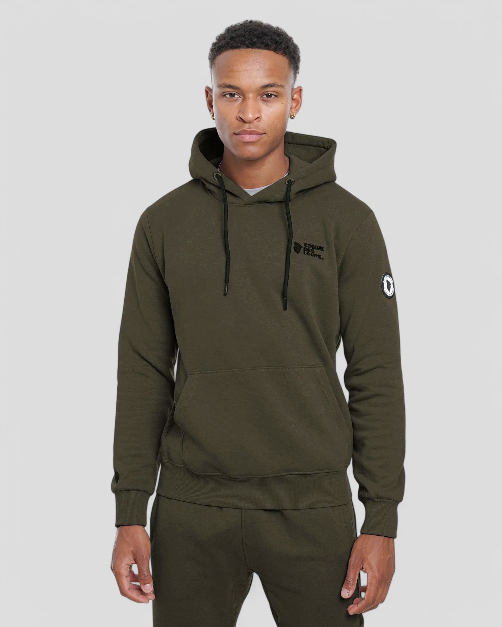 Sweat Capuche JANEIRO Kaki