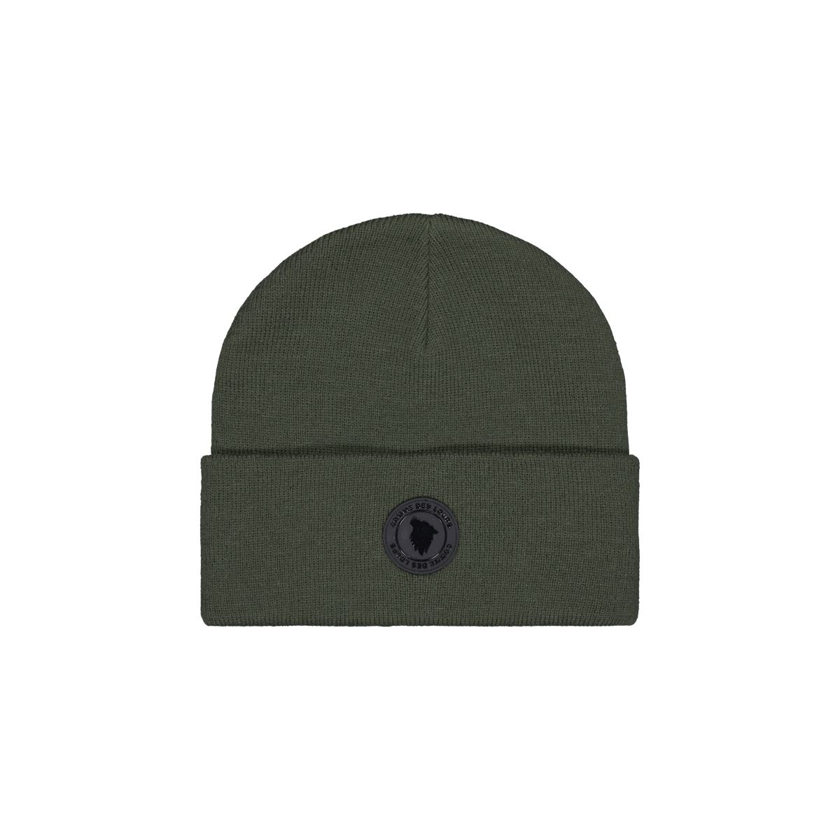 Bonnet COMME DES LOUPS LOGO Badge Rubber Kaki